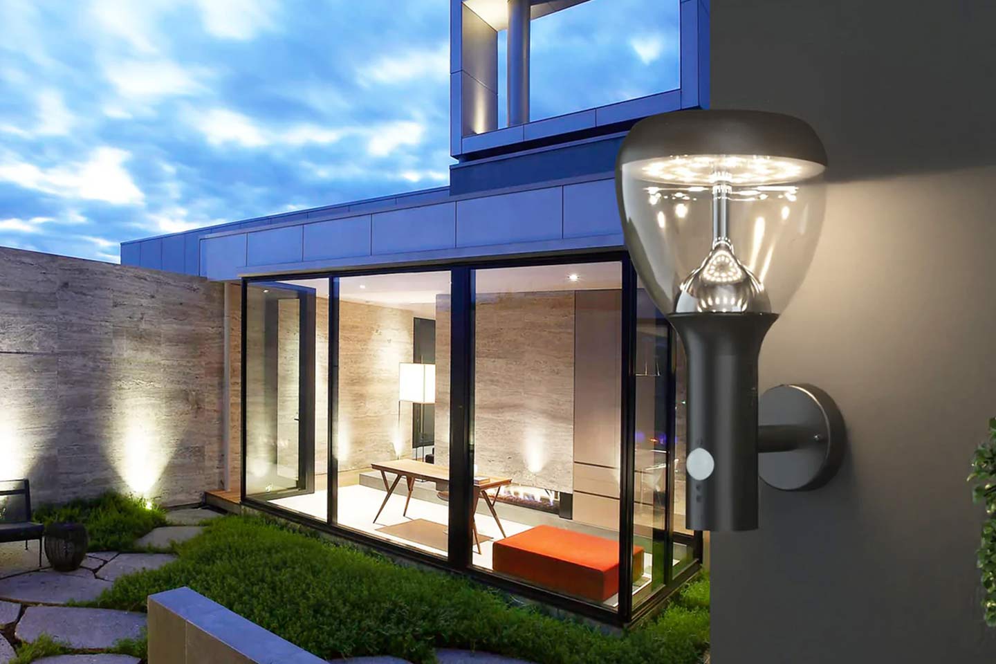 Éclairage extérieur : les avantages du détecteur de présence - Lumihome