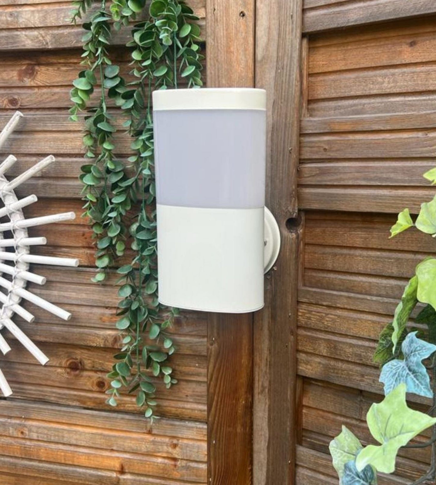 Applique extérieure Led blanche DALLAS - 230V - 1000 lumens