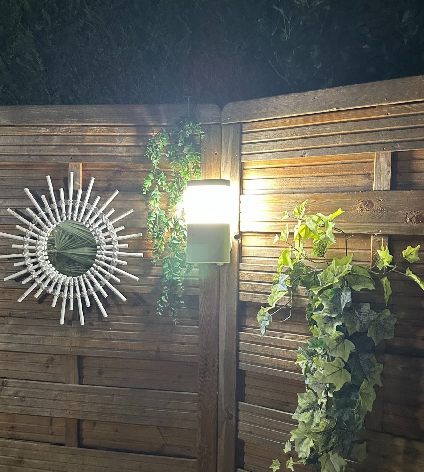 Applique extérieur Led blanche DALLAS - 230V - 1000 lumens