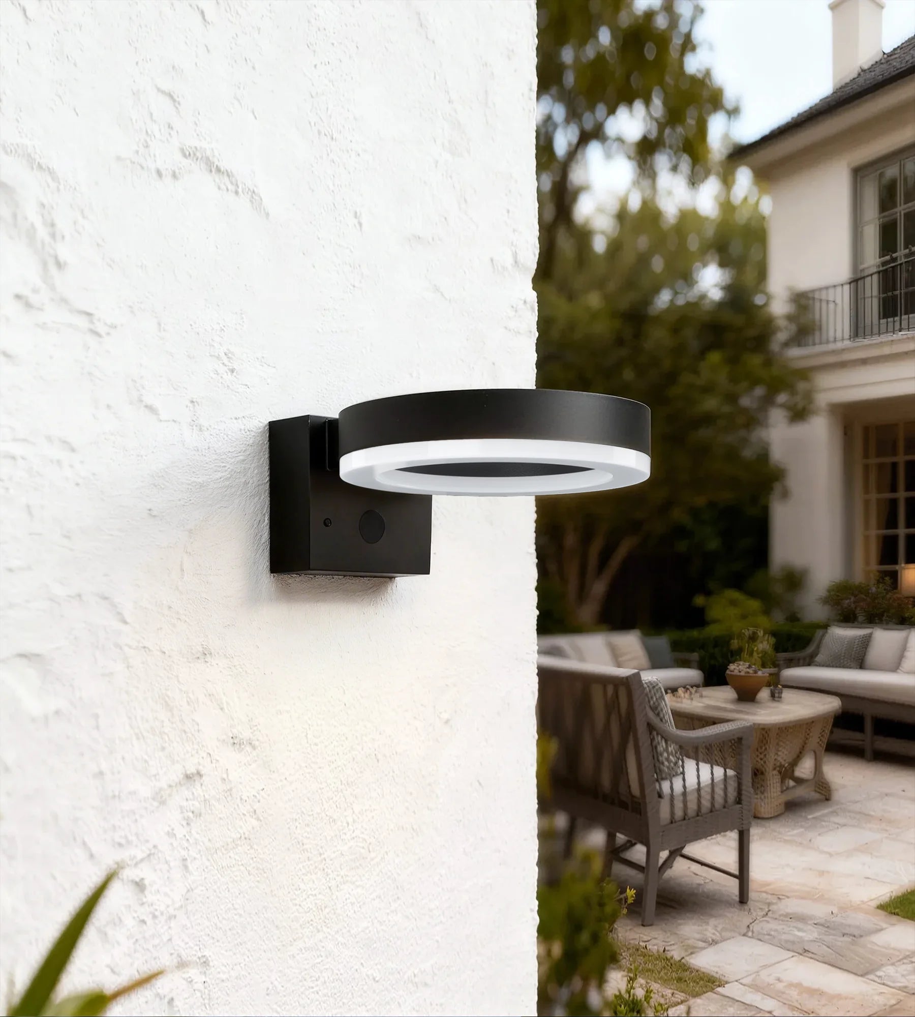 Applique Led extérieur solaire DAYTONA - Détecteur de mouvements - 3 modes d'éclairage 75 à 600 lumens - Lumihome