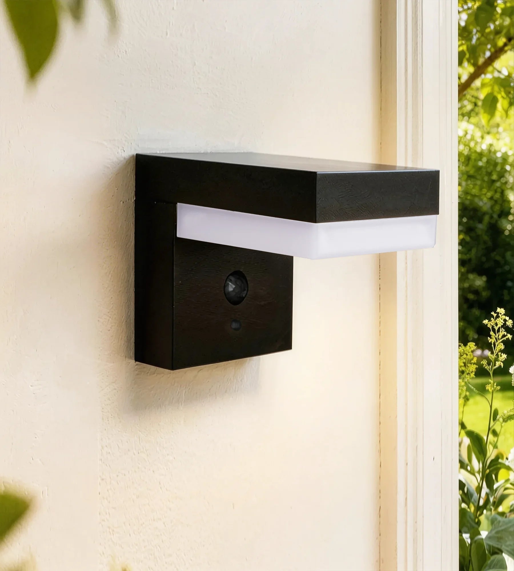 Applique Led extérieur solaire VENUS - Détecteur de mouvements - 3 modes d'éclairage 100 à 1000 lumens - Lumihome