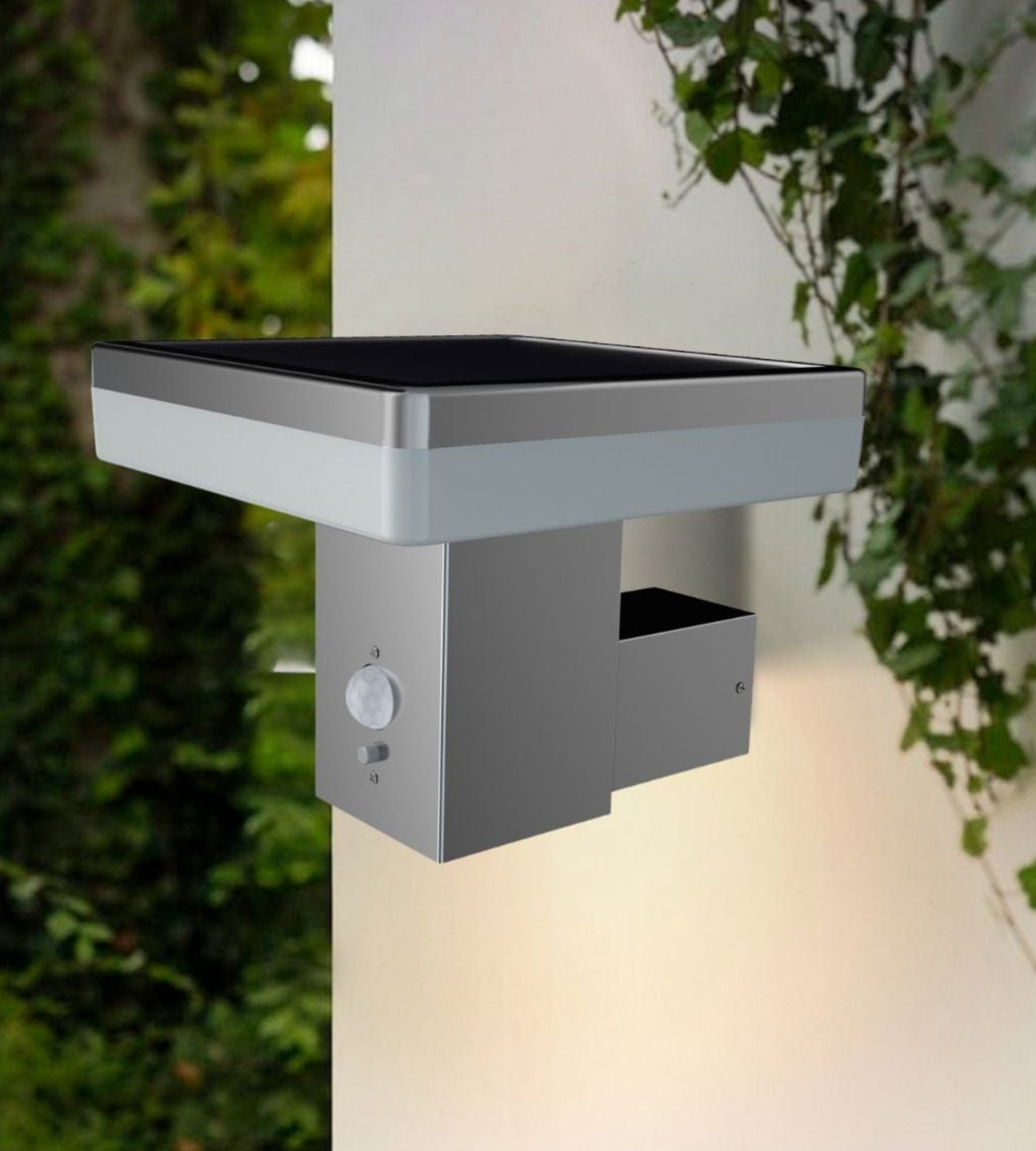 Applique Led solaire SUN–1000 - Détecteur de mouvements - 3 modes d'éclairages 150 à 1500 lumens