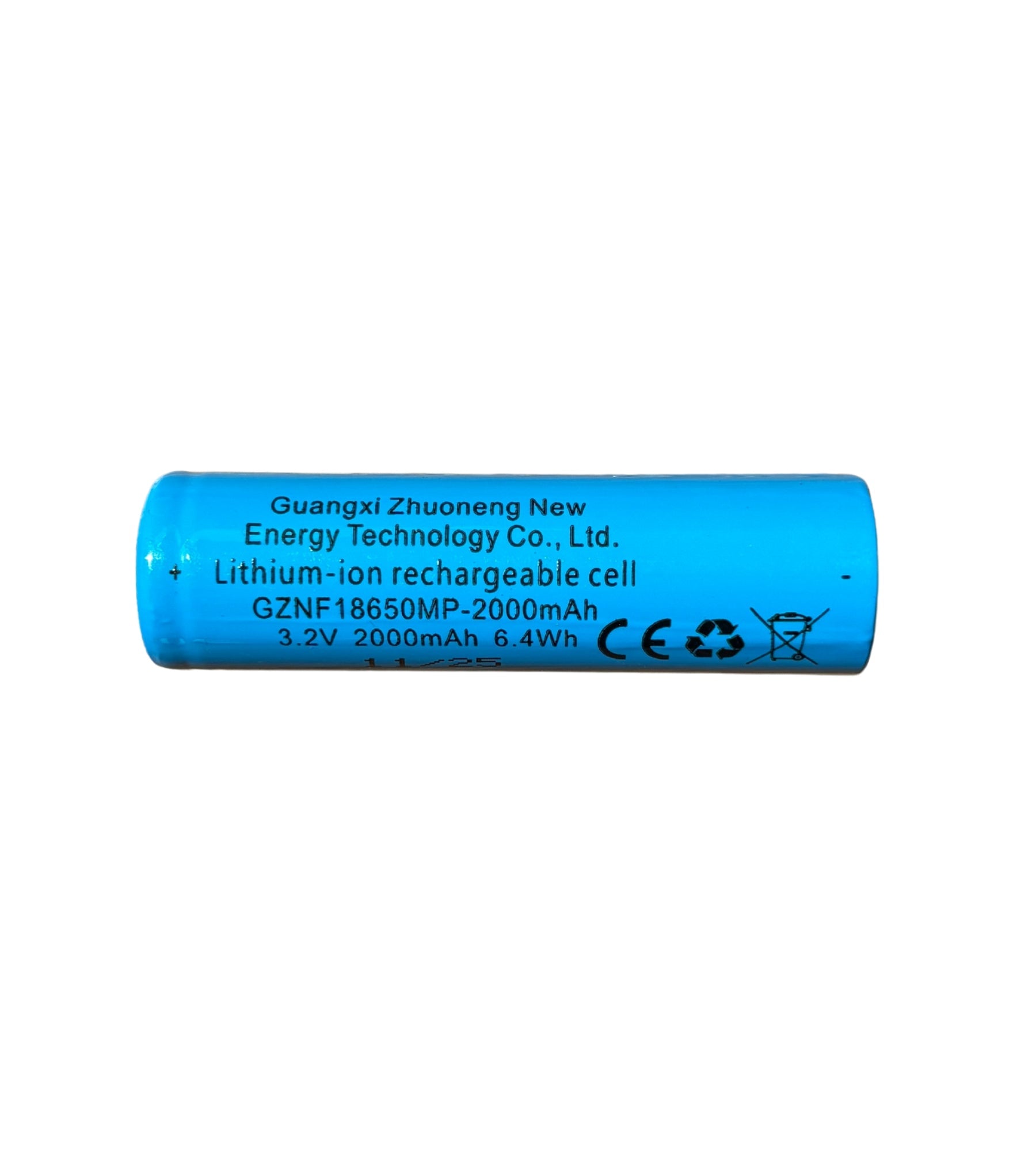 Batterie 18650 2000 mAh 3.2V sans plug - Lumihome