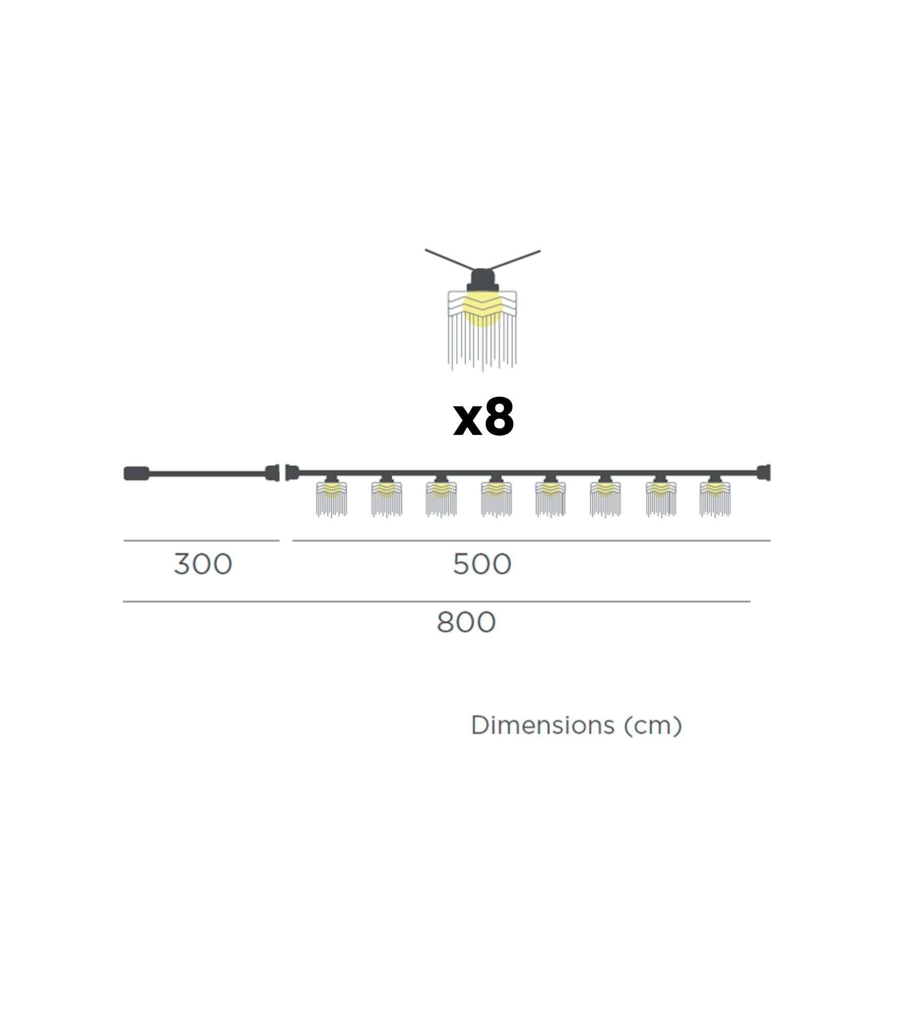 Guirlande solaire extérieur MYKONOS - Blanc chaud - Extérieur et intérieur - Lumihome