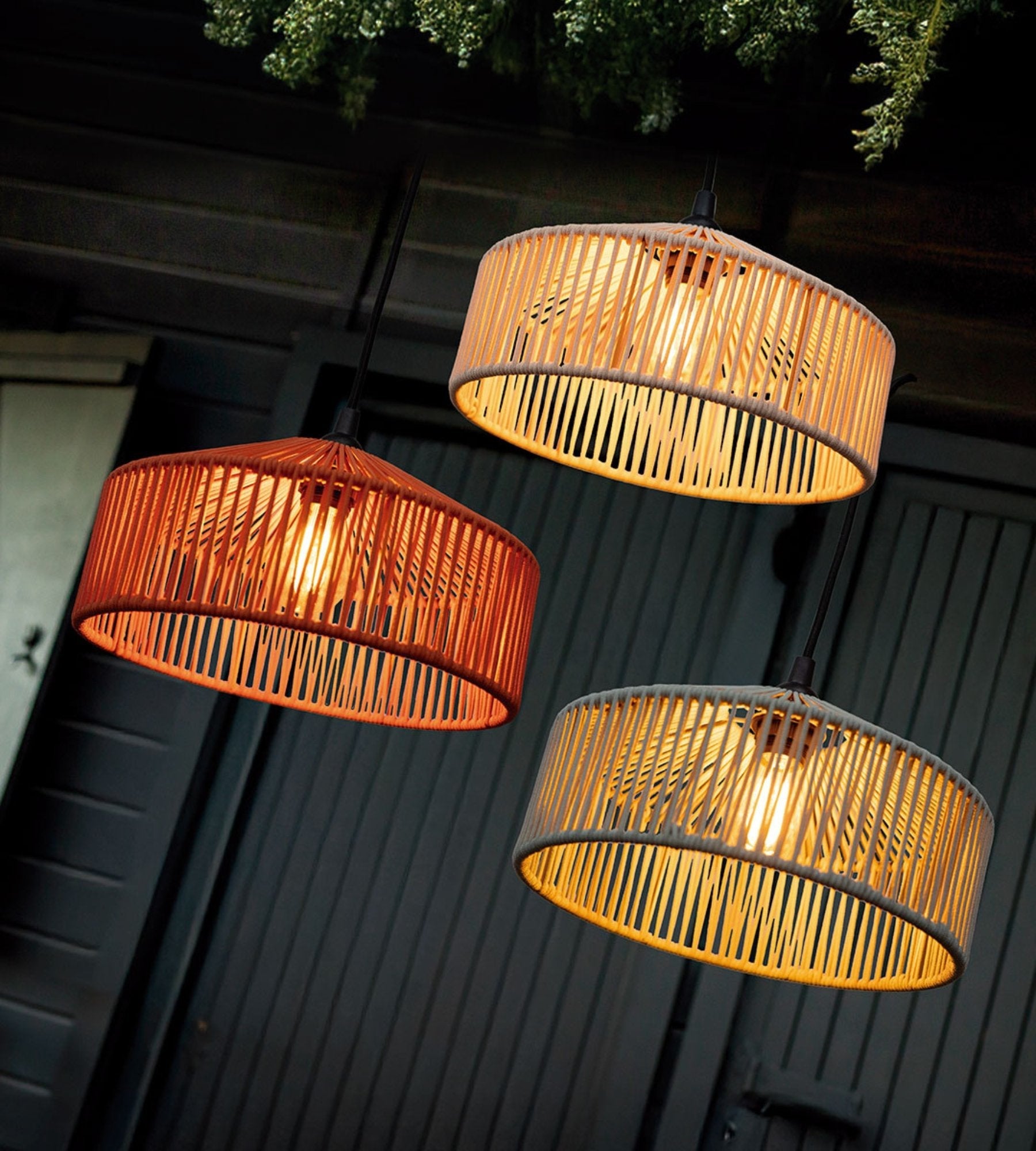 Lampe à suspendre CALABARDINA - Ampoule E27 non fournie - Câble de 5m - Lumihome