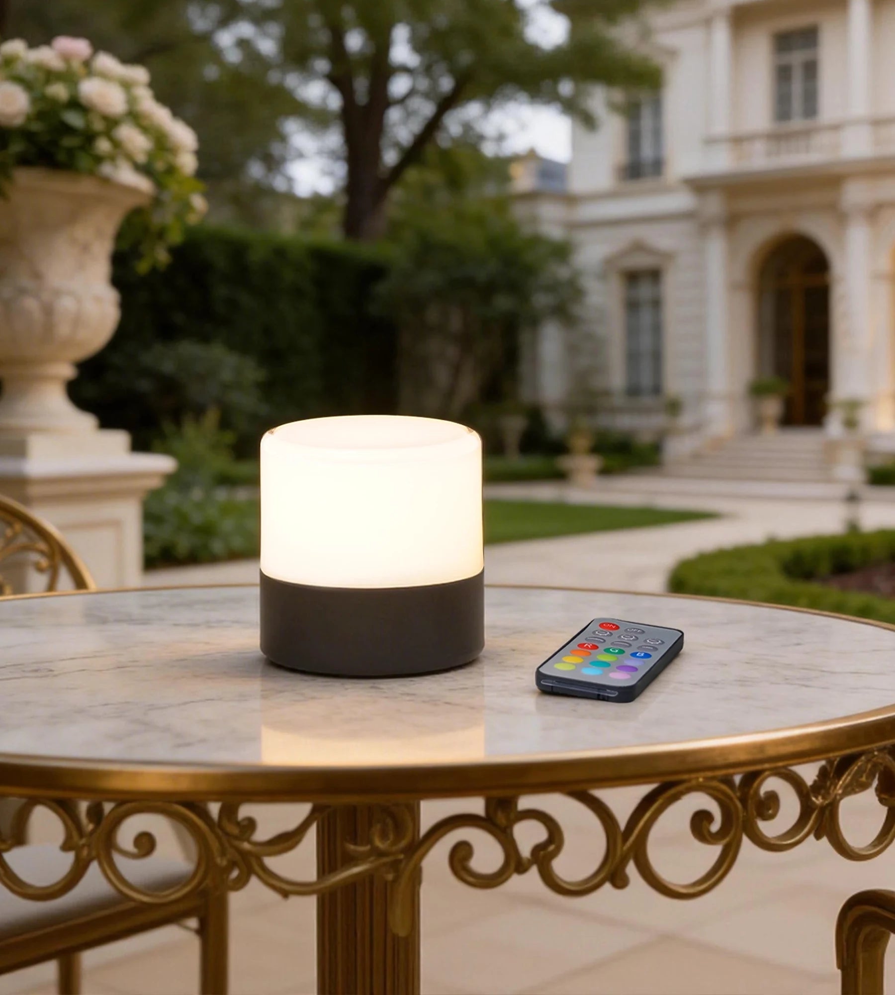 Lampe Led déco à poser CANDLE - usb - RGB - Télécommandable - Lumihome