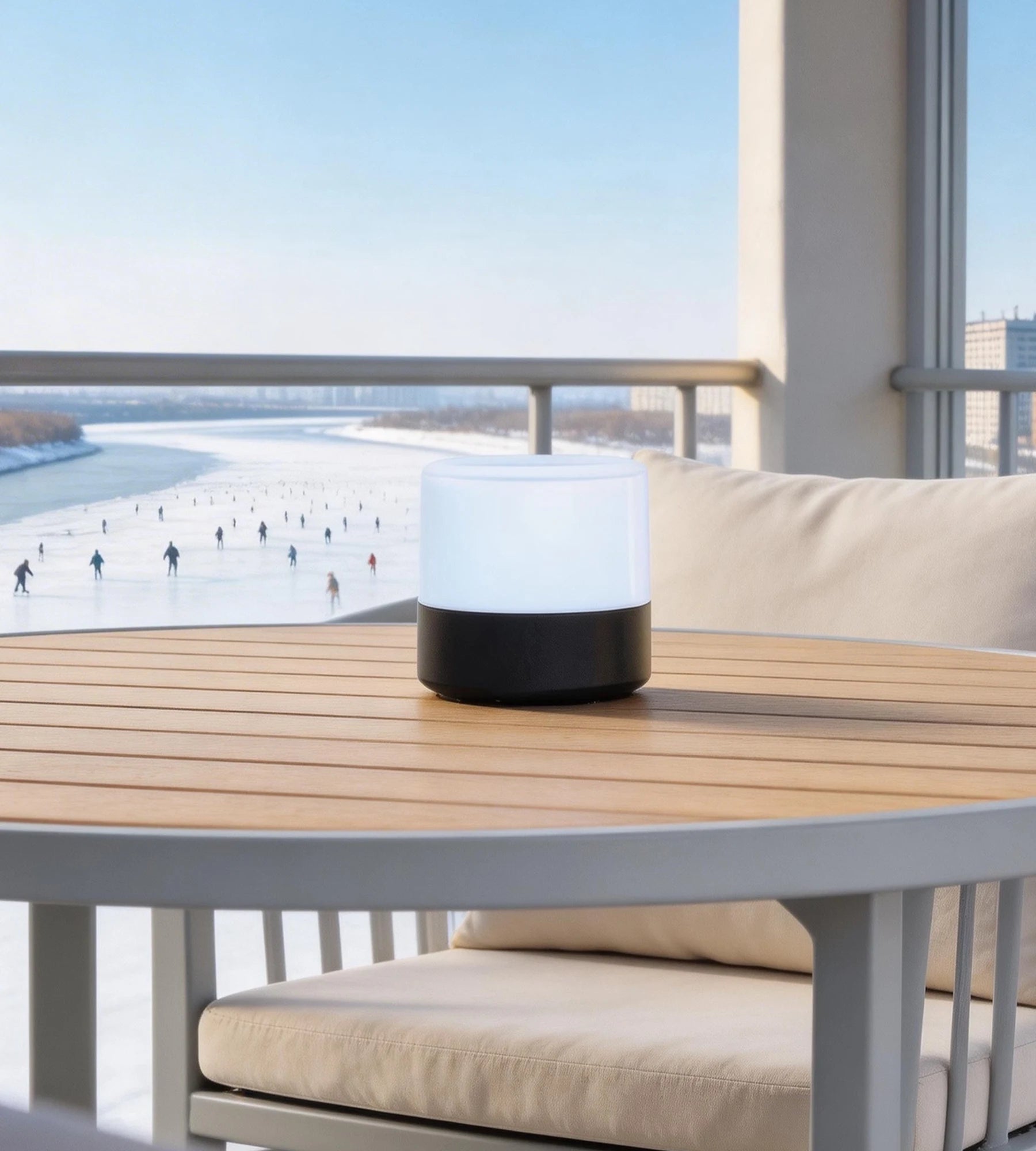 Lampe Led déco à poser CANDLE - usb - RGB - Télécommandable - Lumihome