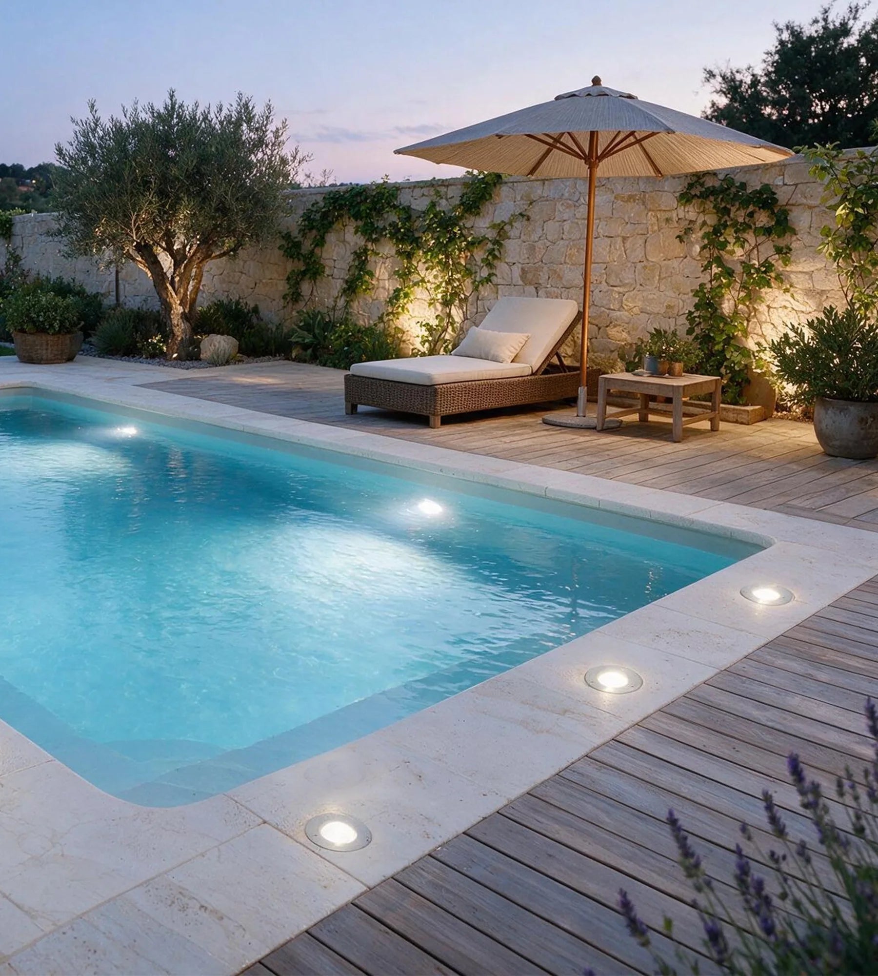Lot de 6 spots encastrables de sol 12V GU5.3 INOX 316 IP67 - Diam 10 cm - Lumihome