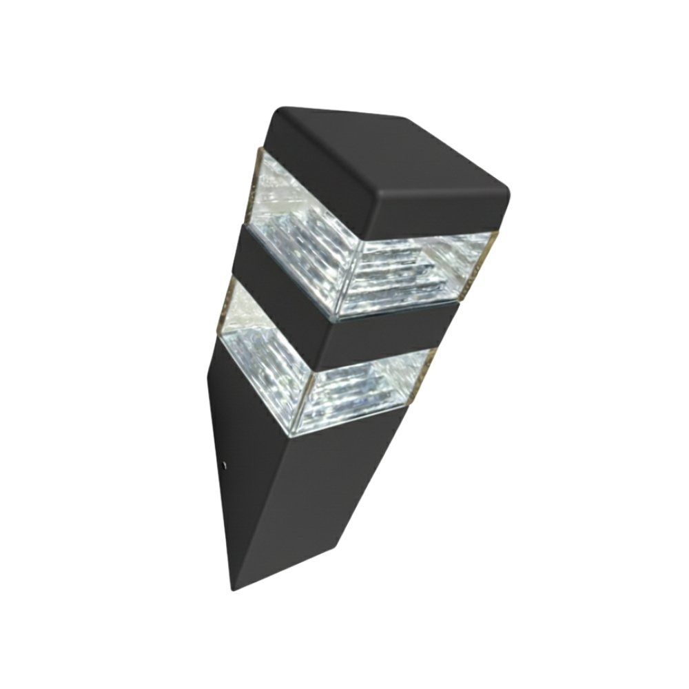 Applique murale extérieure LED Pyramide, 1000 lumens - 32 leds