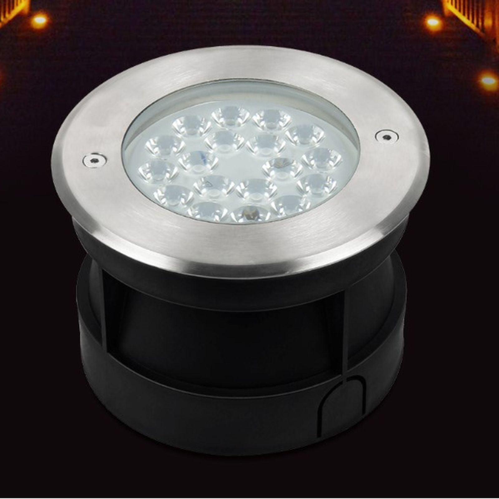 Spot led encastrable RGB+CCT - 24V DC - Ø15cm - 700 lumens - IP68 - Lumihome