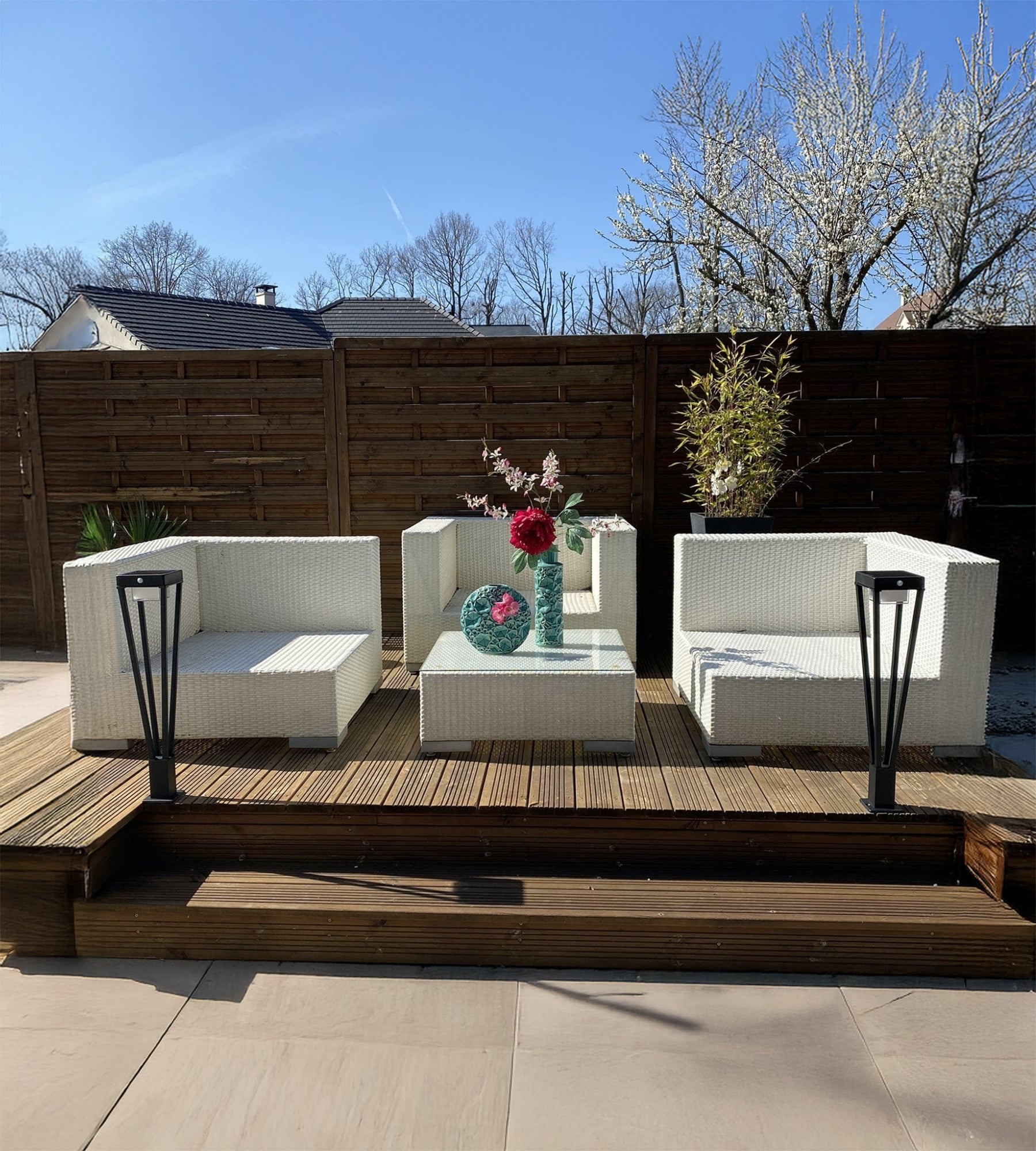 Wegeleuchte Led Solar LUXOR - Bewegungsmelder - 3 Lichtmodi 75 bis 600 Lumen