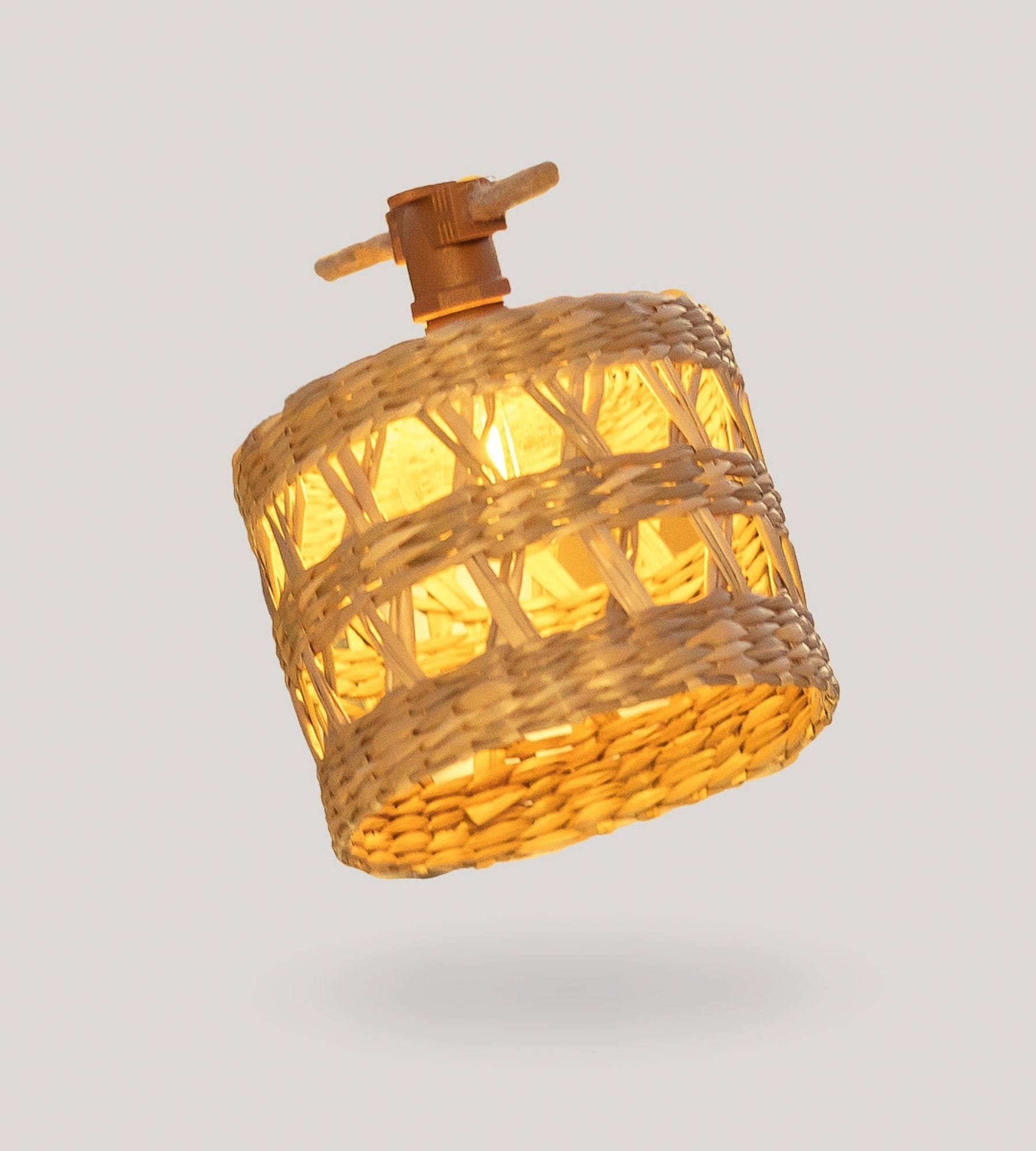 Solar-Lichterkette ALBA - Naturdesign aus Holz - 10 Lampen - Lumihome