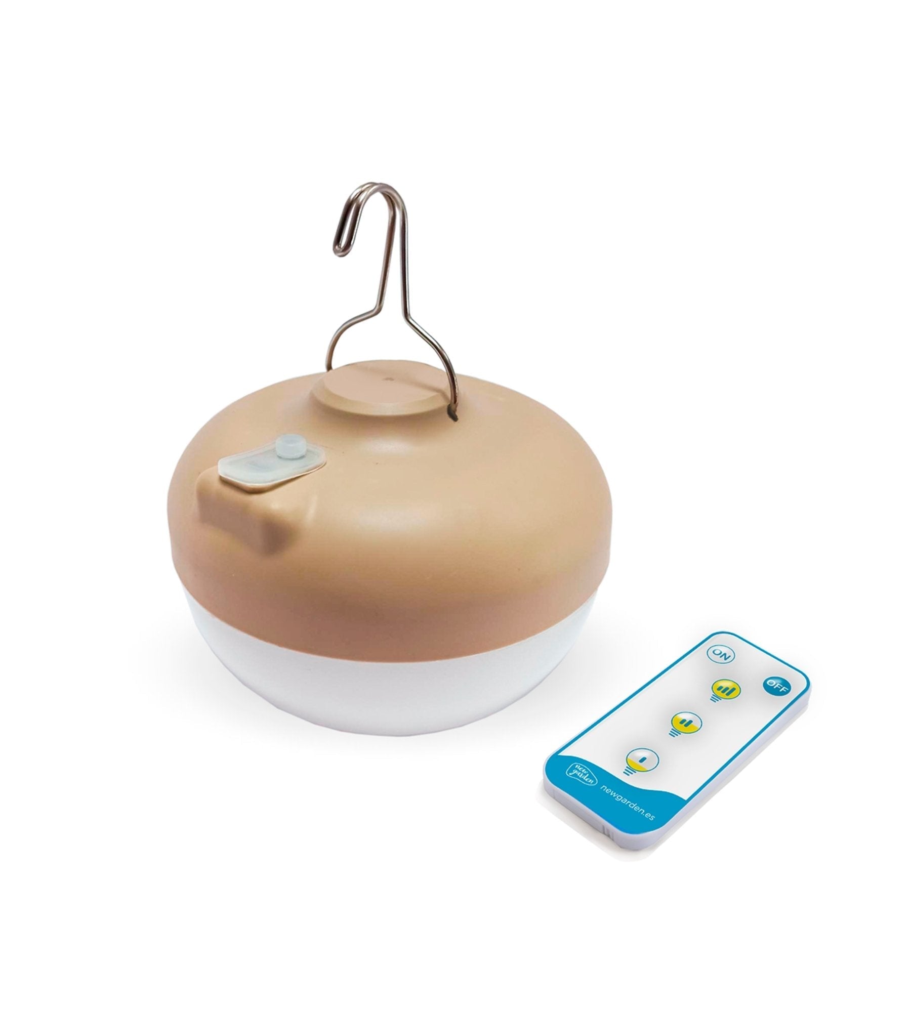 Aufladbare Stehleuchte mit Schirm NIZA - Naturdesign - Innen- und Außenbereich - Lumihome