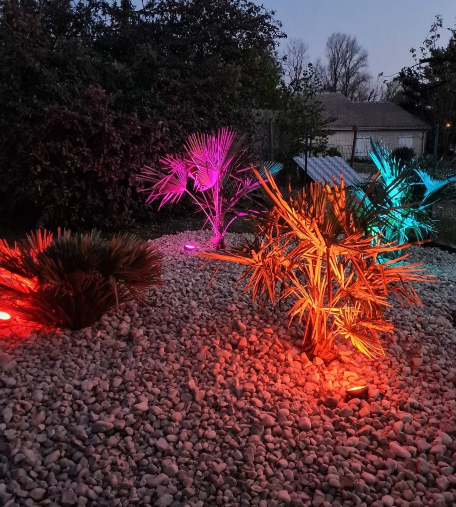 Fernbedienbarer Spot-Pfahl RGB/CCT 15W - FUTC03 - 230V - Ø 17 cm - Fernbedienung nicht inbegriffen