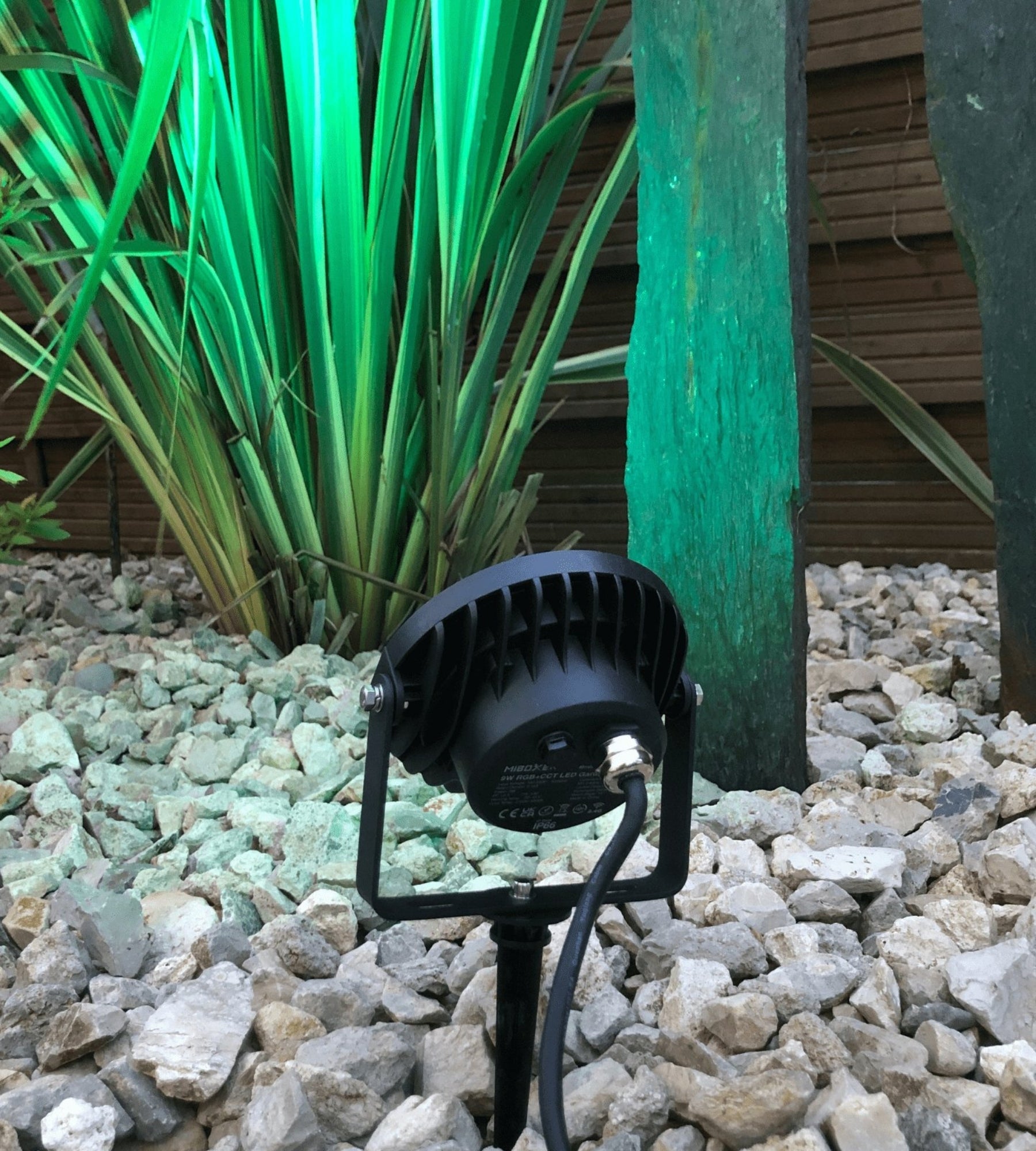 Fernbedienbarer Spot-Pfahl RGB/CCT 9W - FUTC02 - 230V - Ø 13.3 cm - Fernbedienung nicht enthalten