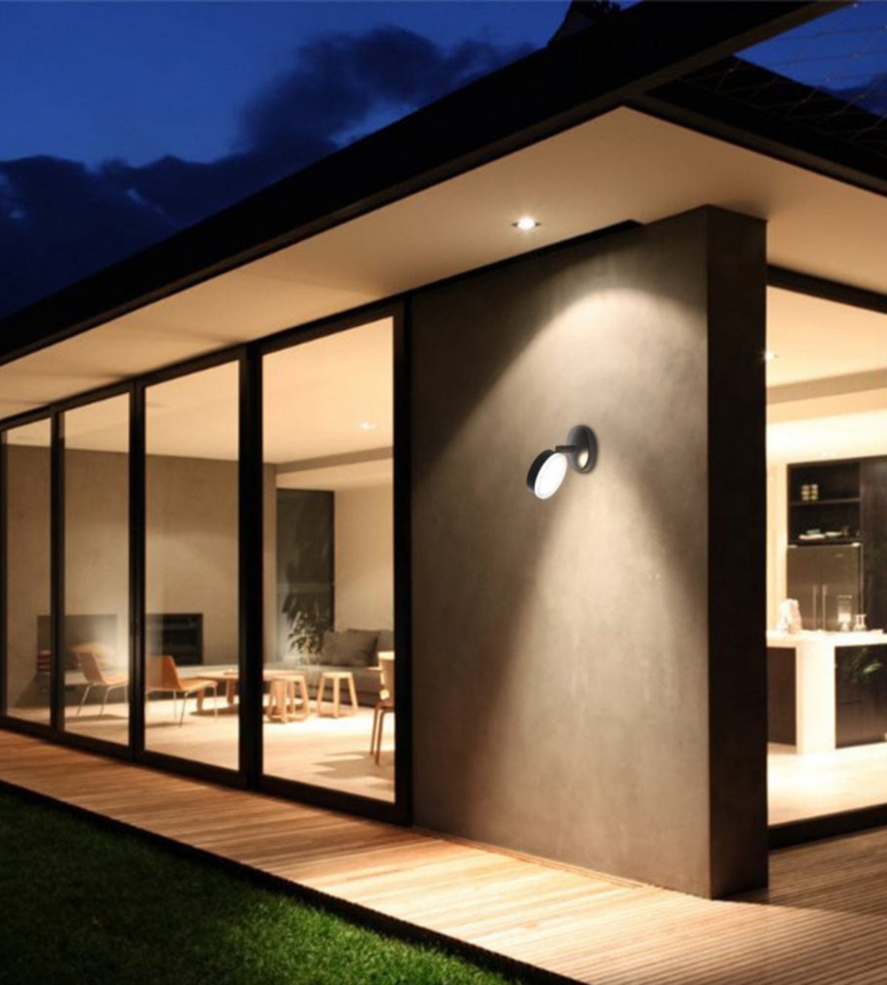 VULCAN exterior wall light - 230V - GX53 lampholder - Swivel head