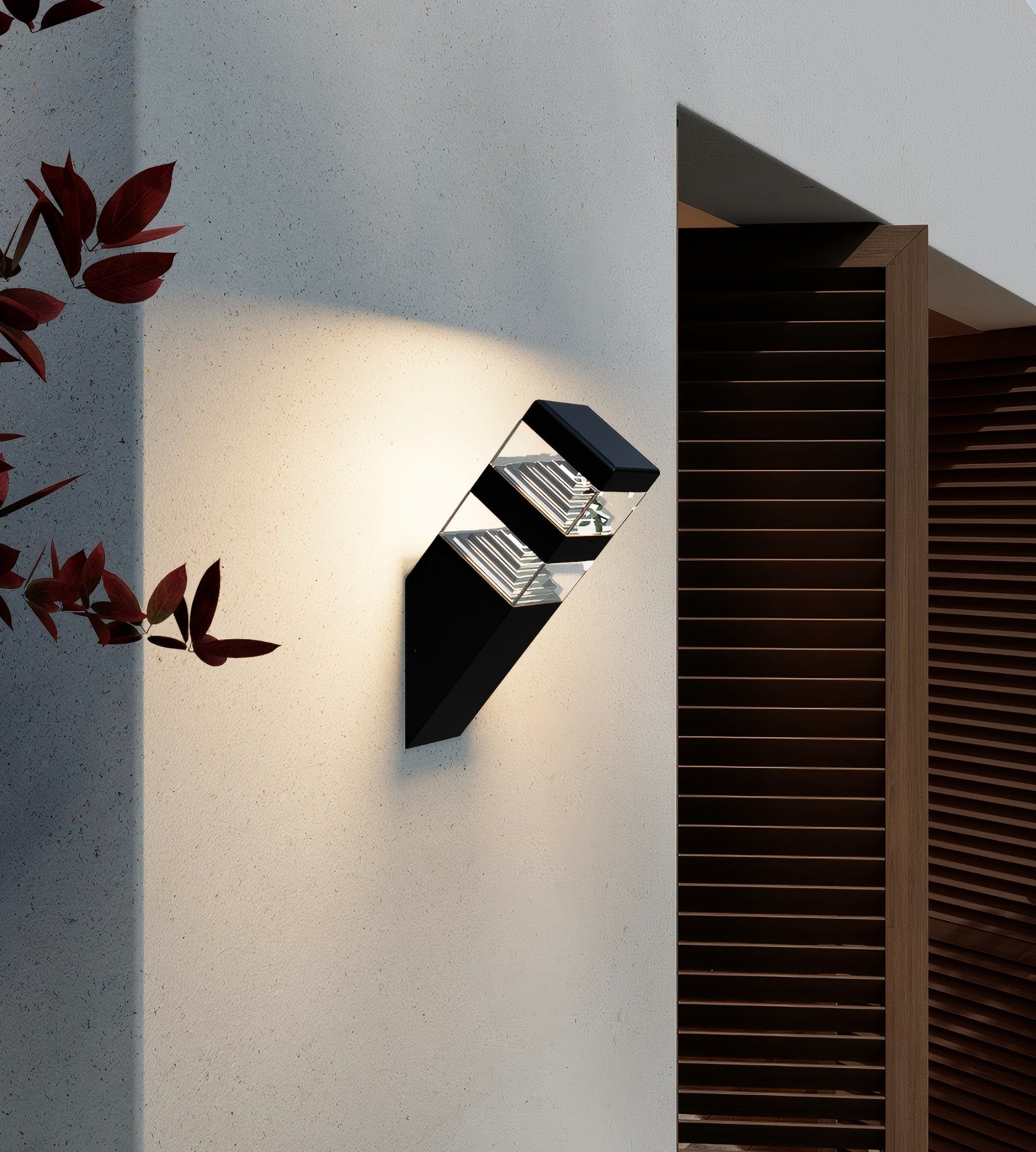 Led Pyramid wall lamp 32 leds - 230V - 1000 lumens - 4000k - Lumihome