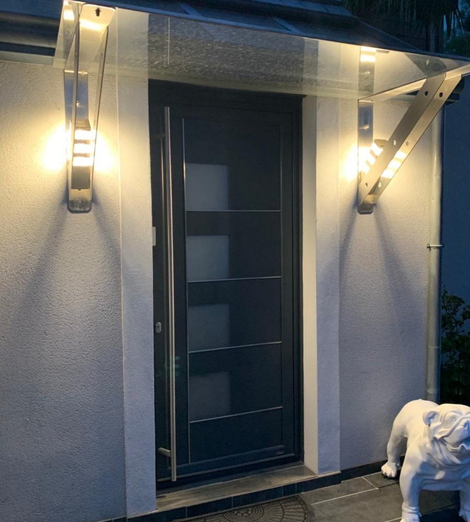 Led Pyramid wall lamp 1500 lumens - 48 leds - 230V