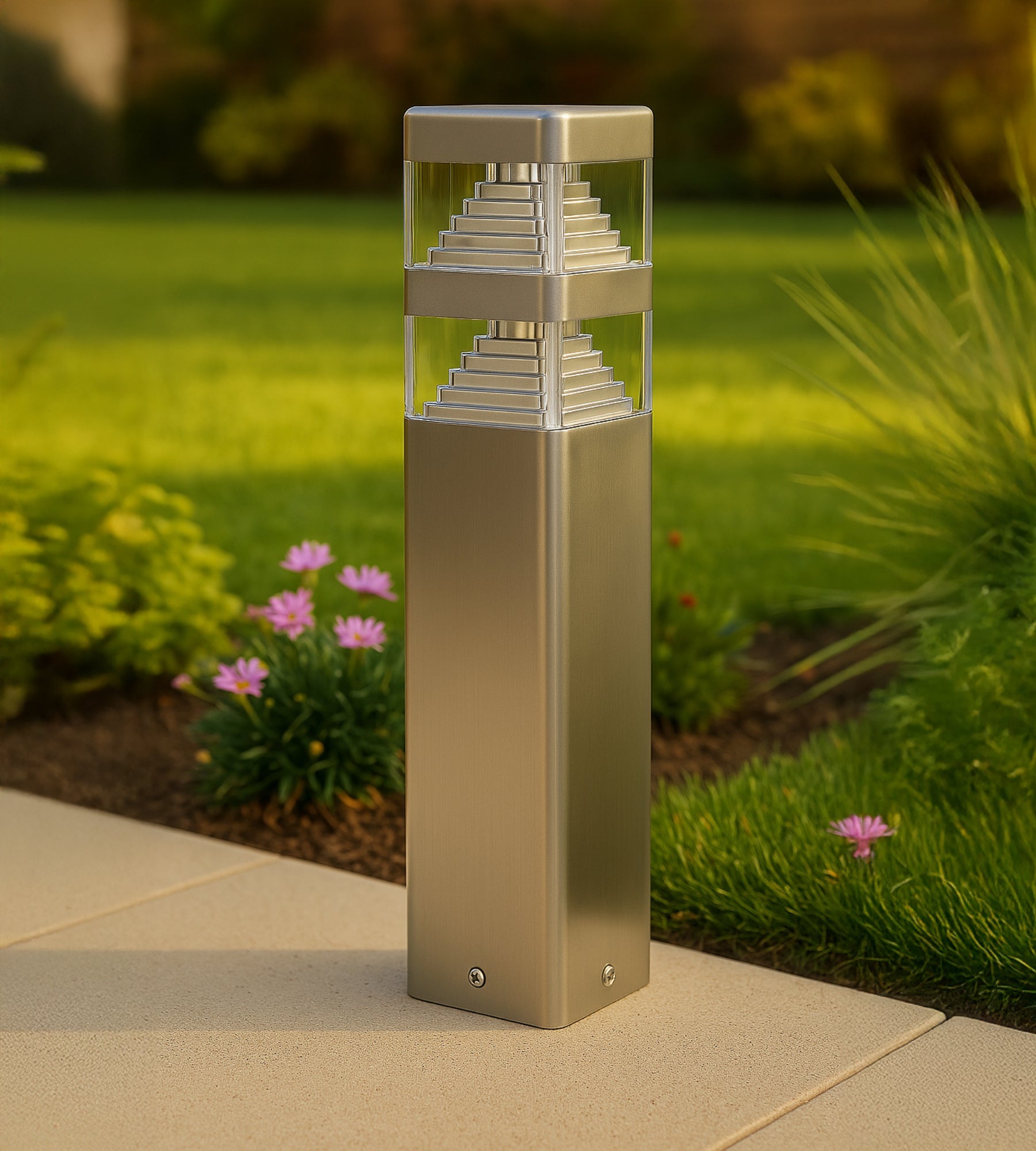 Pyramid Bollard 32 Leds - 230V - 1000 lumens - Lumihome