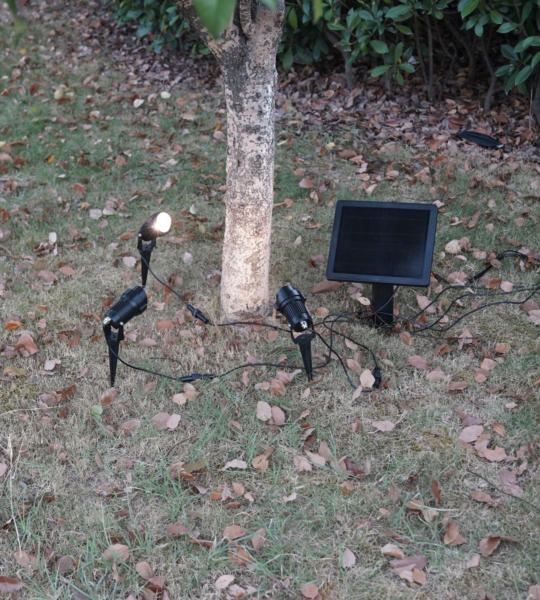 Kit of 3 LUMINA+ solar-powered spotlights - Lumihome