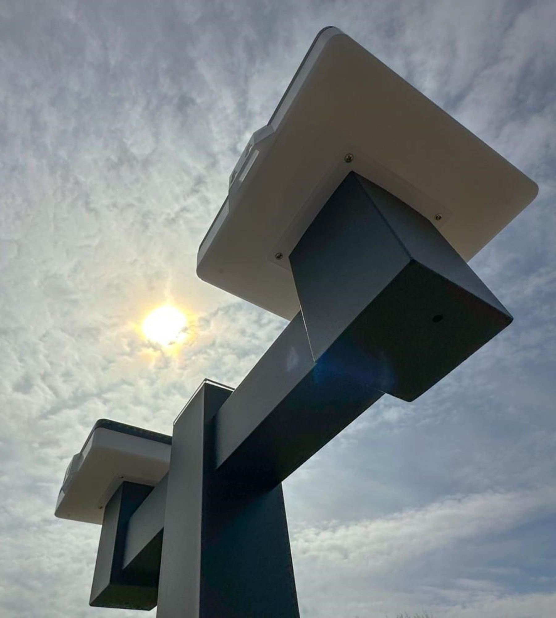 SUN-2000 Led solar floor lamp - Adjustable height 1.20m or 2m - 200 to 2000 lumens - Remote controllable