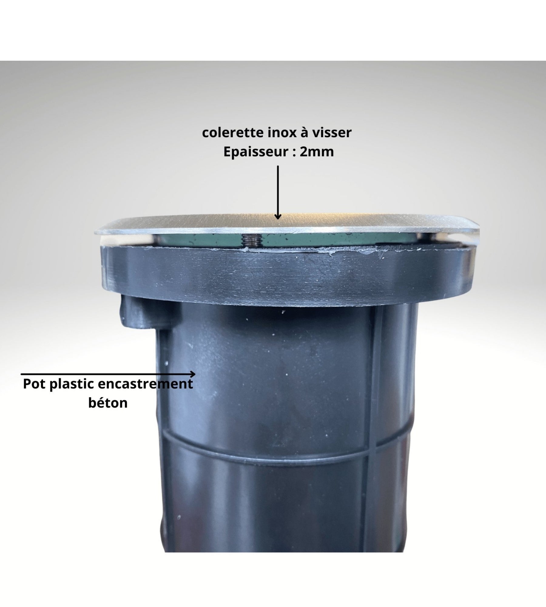 Exterior stainless steel recessed spotlight ALFA_11 - 230V - Ø 11 cm - GU10 lampholder - Cable-free