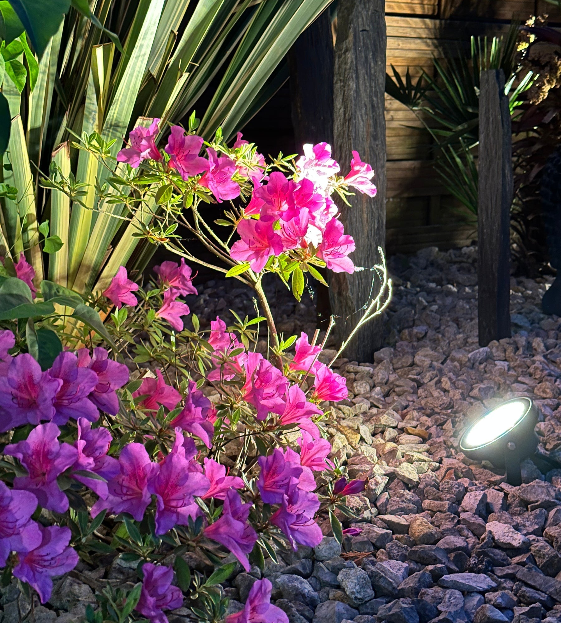 Connected spotlight RGB/CCT 25W - FUTC05 - 230V - Remote control - Lumihome