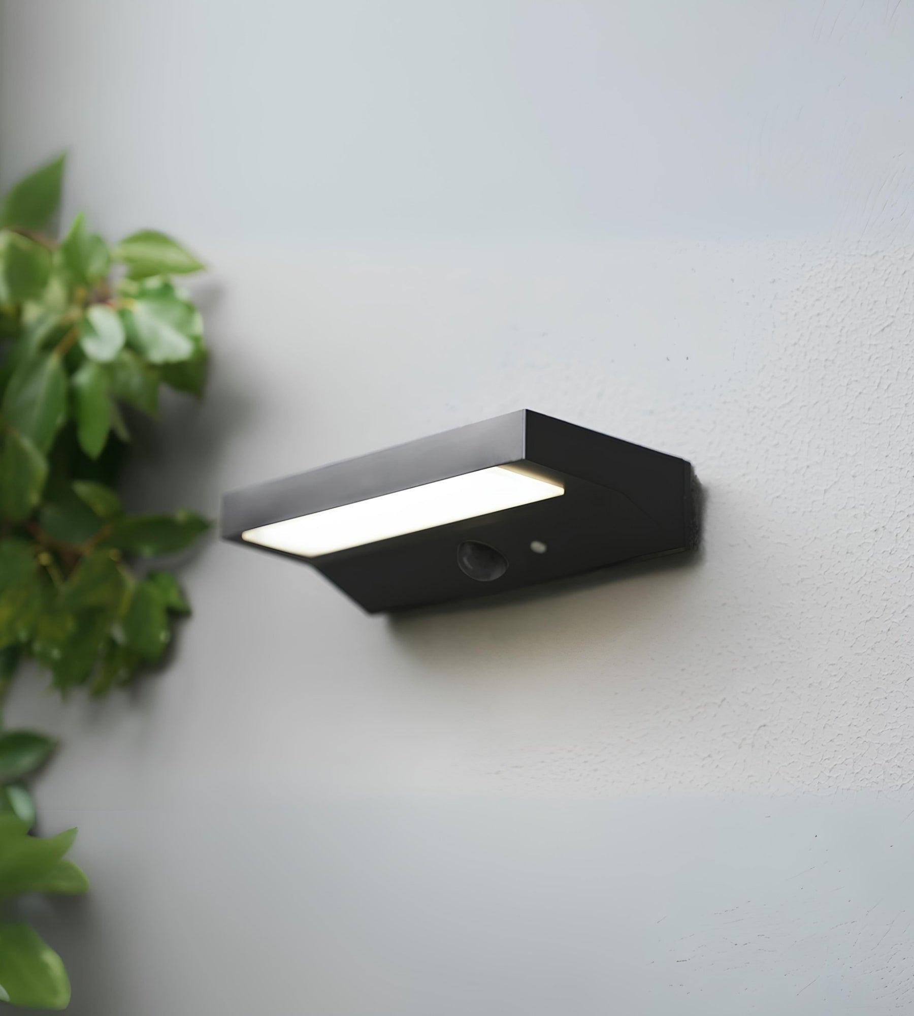 Aplique solar de exterior PULSAR - Detector de movimiento - 3 modos de iluminación de 100 a 1000 lúmenes - Lumihome