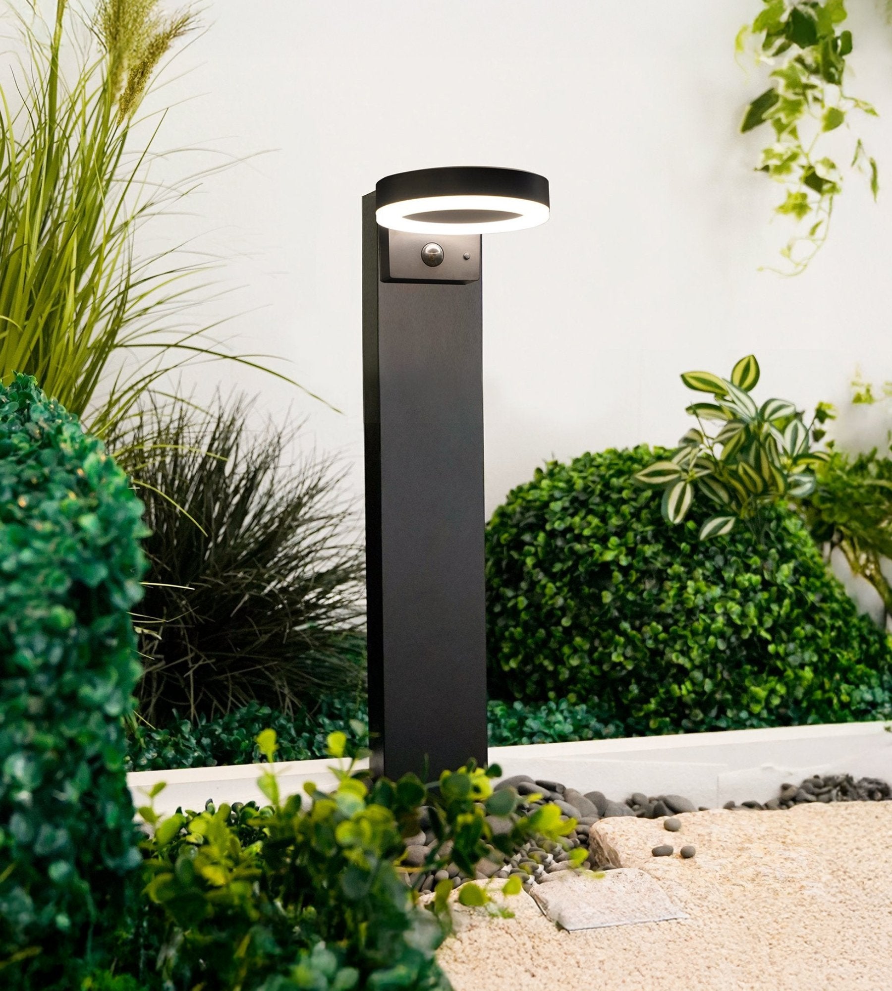 Lámpara exterior Led solar DAYTONA - Detector de movimiento - 3 modos de iluminación de 100 a 1000 lúmenes - Lumihome