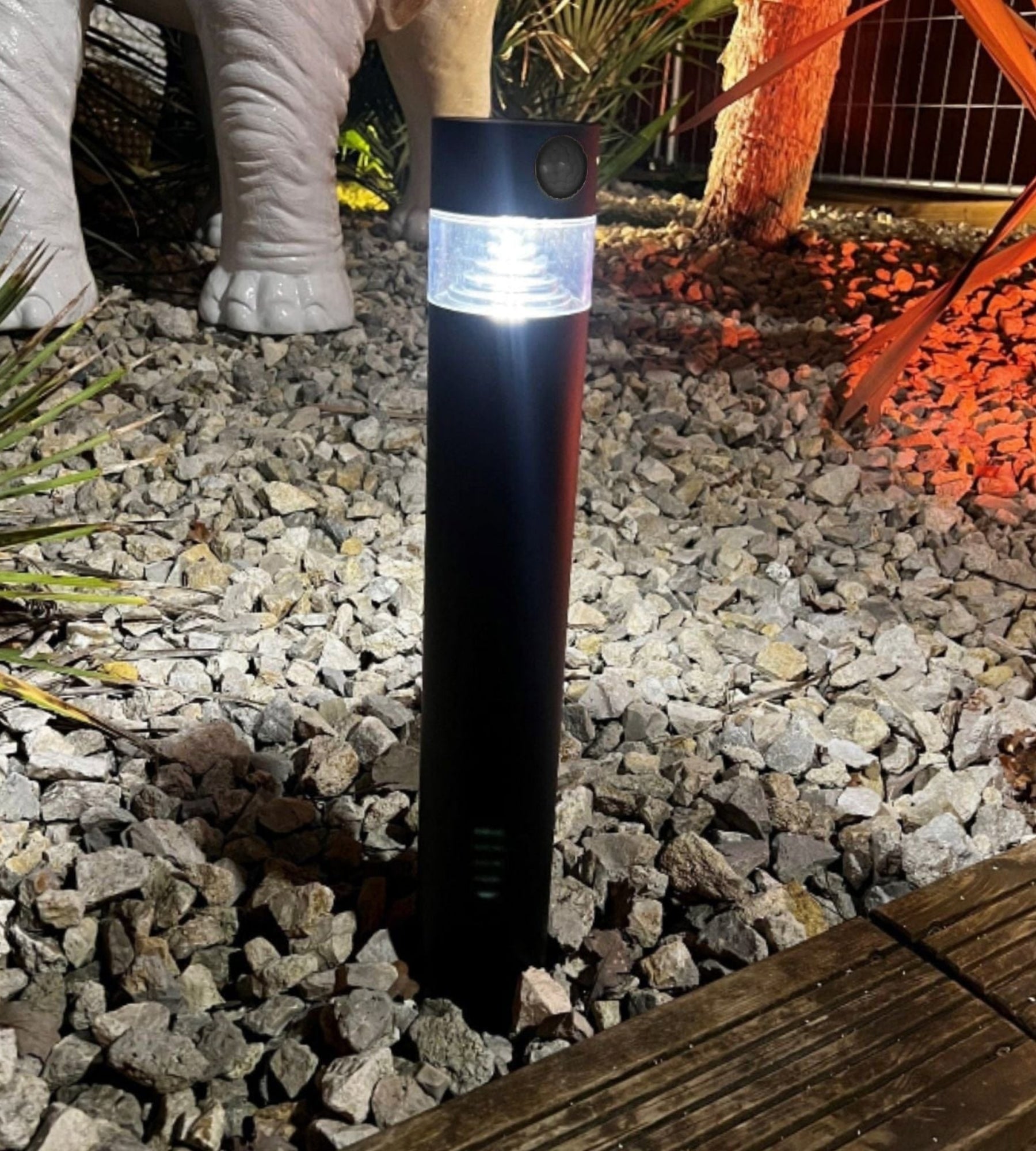 Lámpara exterior led solaire ORION - Para plantar - Altura 50 cm - De 75 a 150 lúmenes - Lumihome