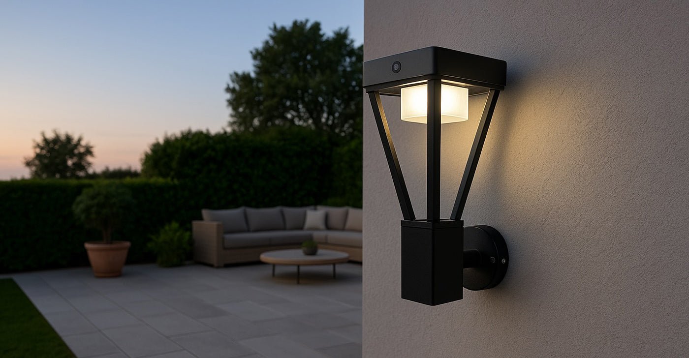 Come installare un'illuminazione esterna a muro ... senza chiamare l'elettricista - Lumihome