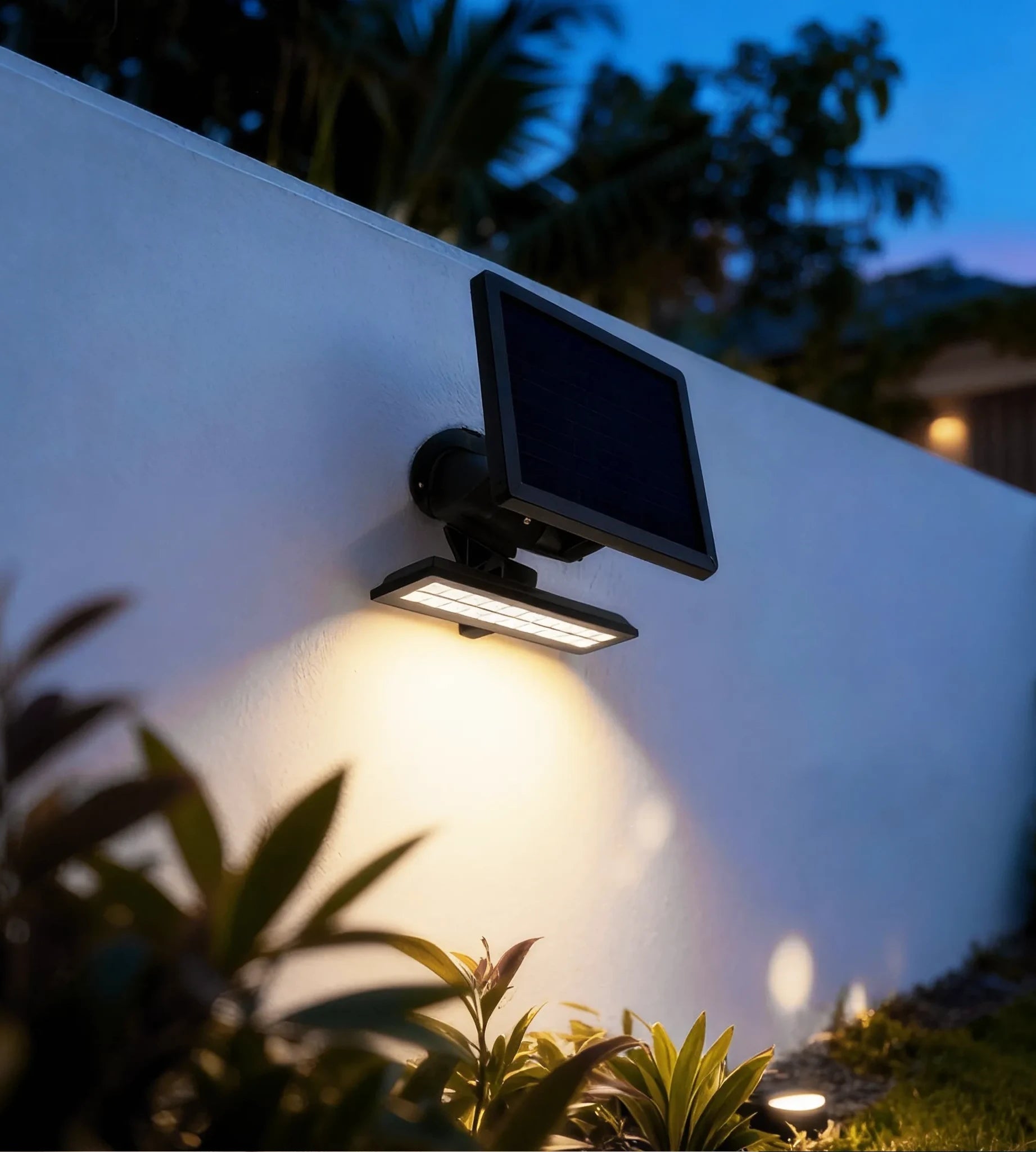 solare LED ultrapotente POWER-2000 - Rilevatore di movimento - 3 modalità di illuminazione da 200 a 1800 lumen - Lumihome