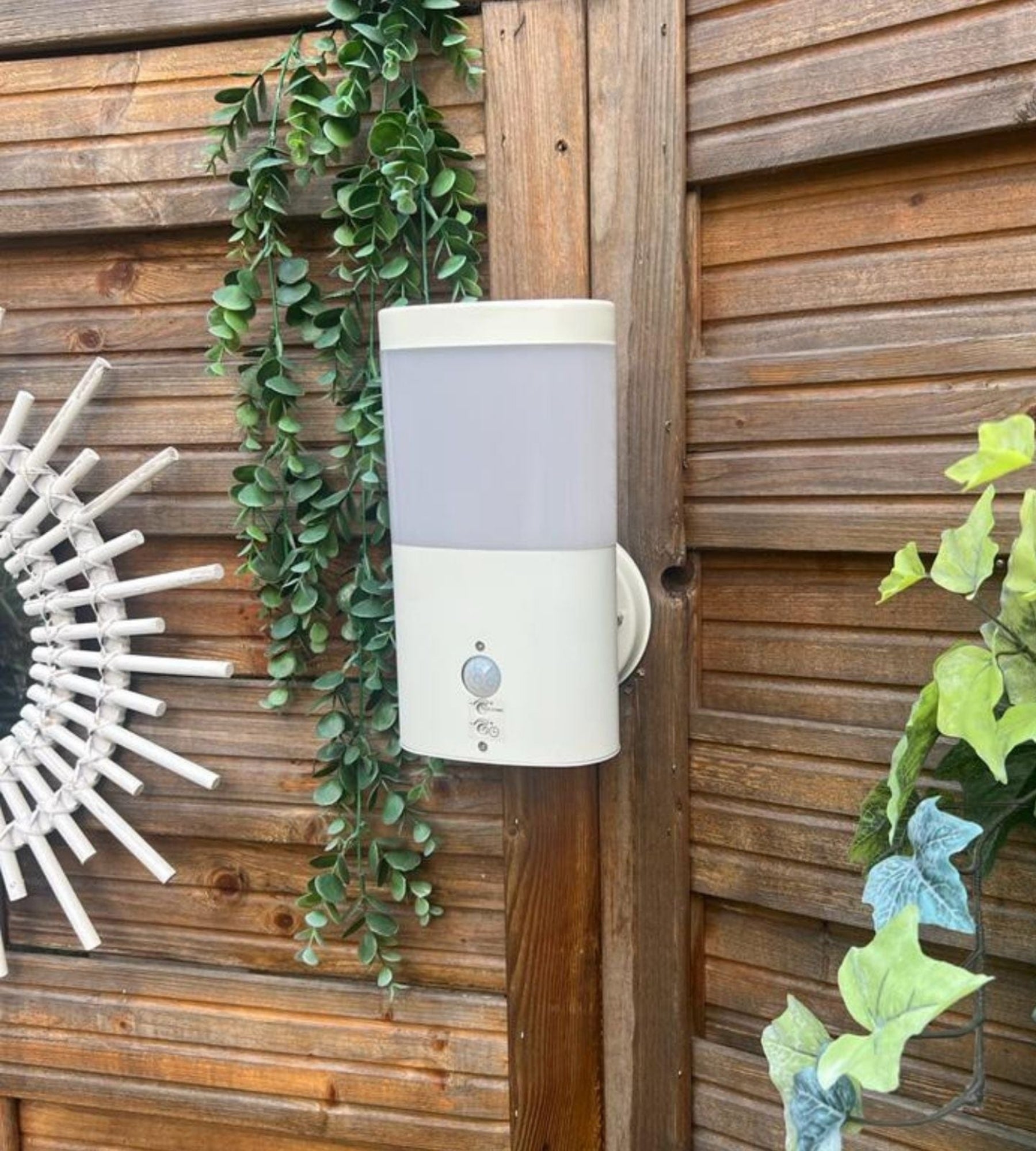 Candeeiro de parede exterior LED branco DALLAS - 230V - 1000 lúmens