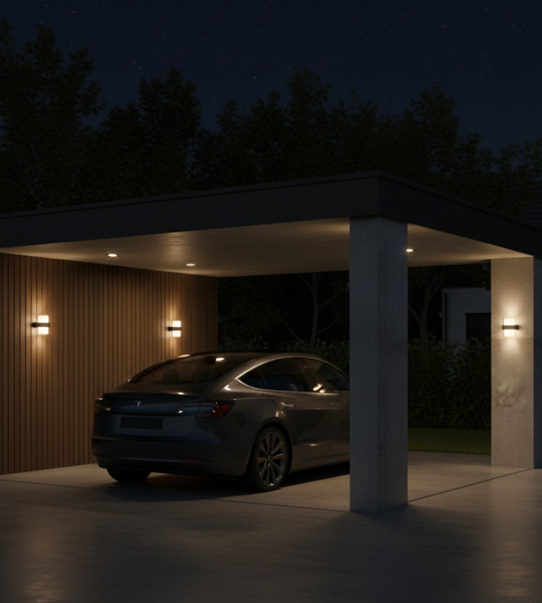 Candeeiro de parede exterior FARO Led - 1000 lúmens - Iluminação dupla - Lumihome