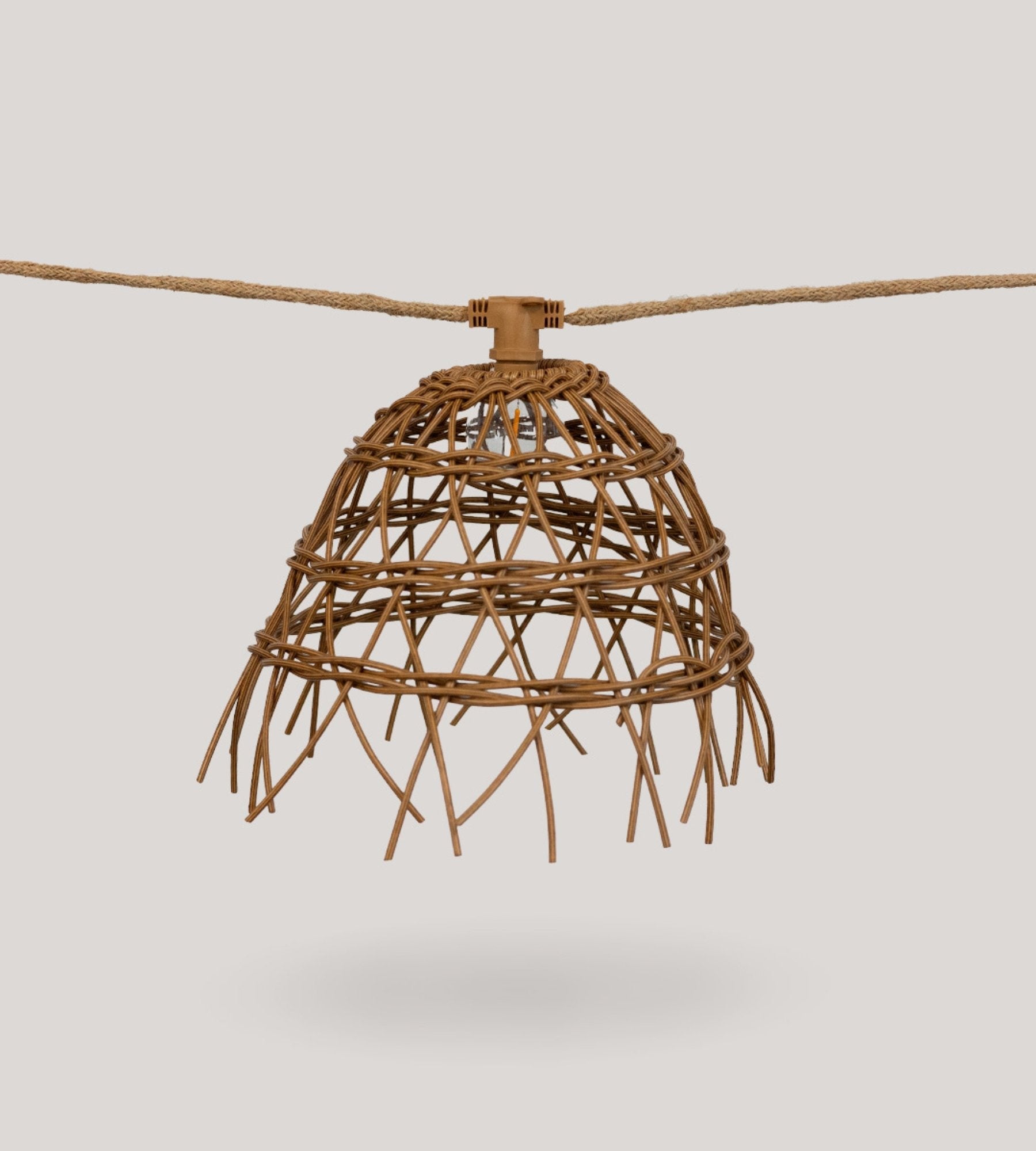 Cordão luminoso solar ALMA - Design natural - 10 luzes - Lumihome