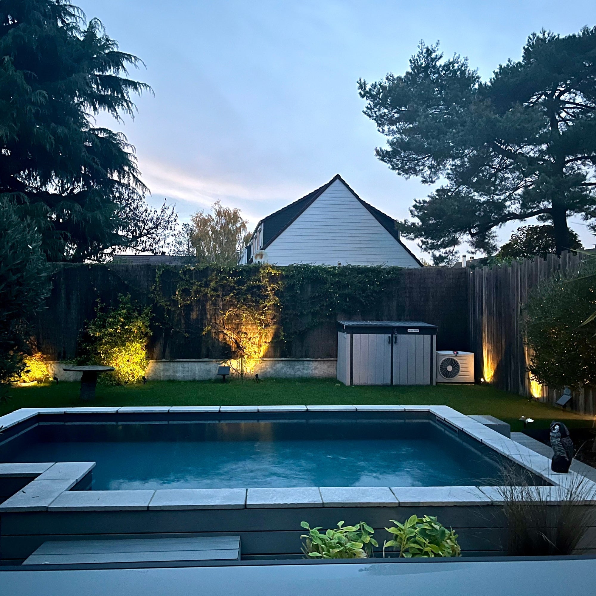 Kit de 3 projectores LUMINA+ alimentados a energia solar - Lumihome