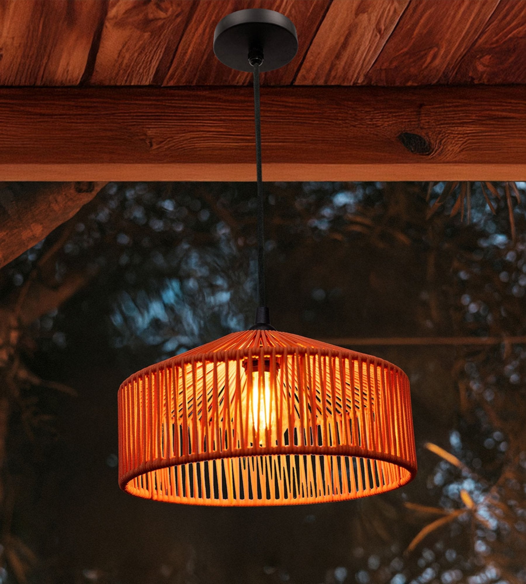 Candeeiro suspenso CALABARDINA - lâmpada E27 não incluída - cabo de 5m - Lumihome