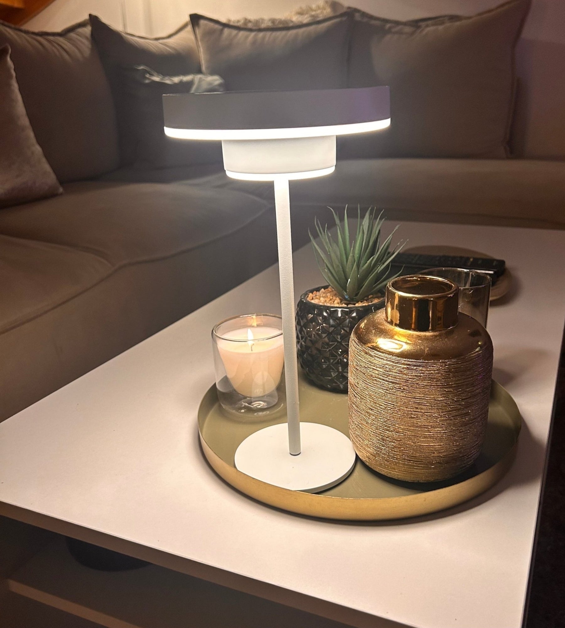 Candeeiro de mesa LED solar GENOVA - Lumihome