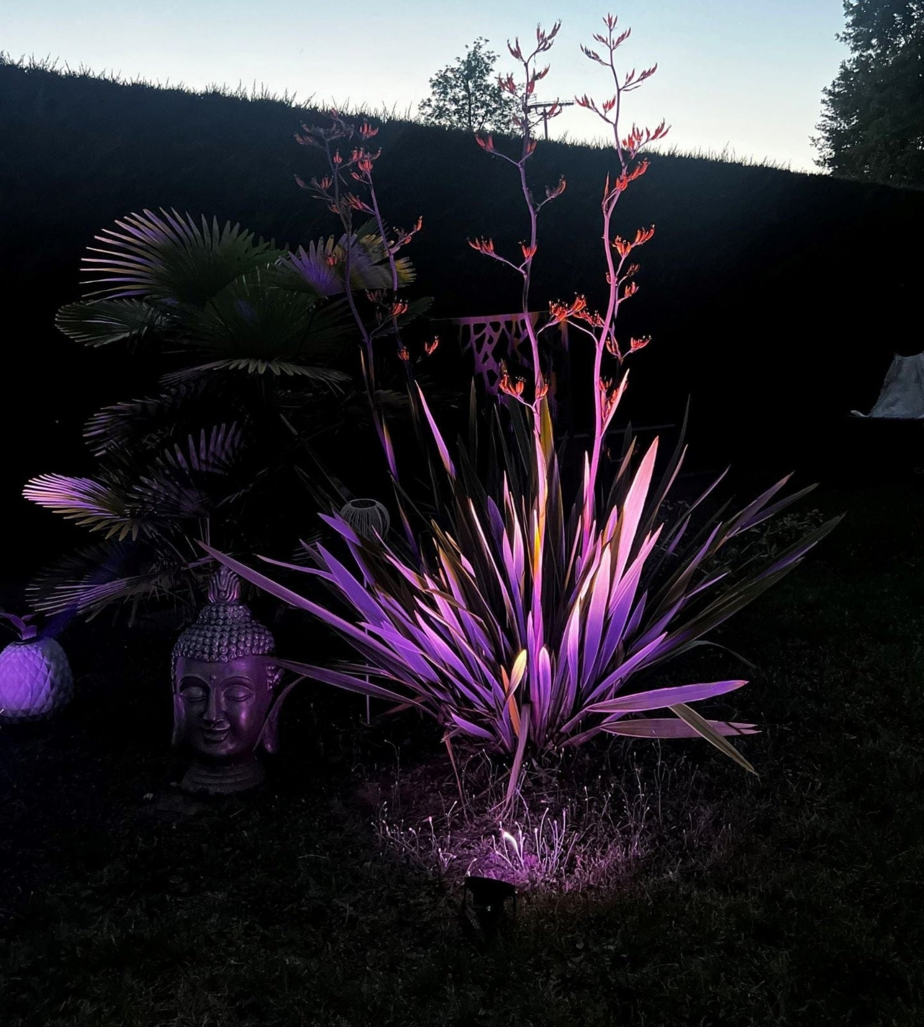 Projetor de iluminação RGB/CCT com comando à distância 15W - FUTC03 - 230V - Ø 17 cm - Comando à distância não incluído