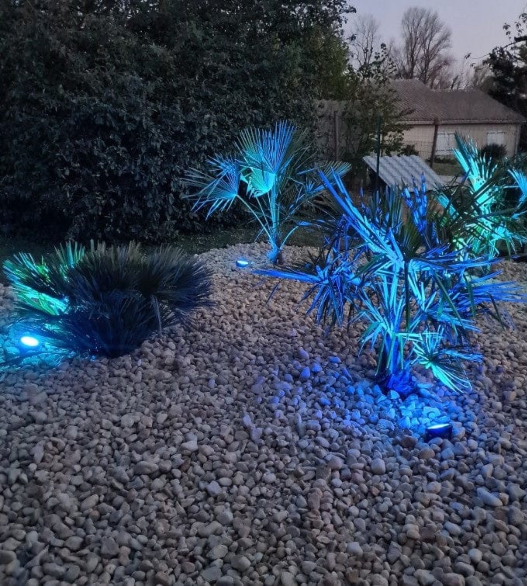 Projetor de iluminação RGB/CCT com comando à distância 15W - FUTC03 - 230V - Ø 17 cm - Comando à distância não incluído