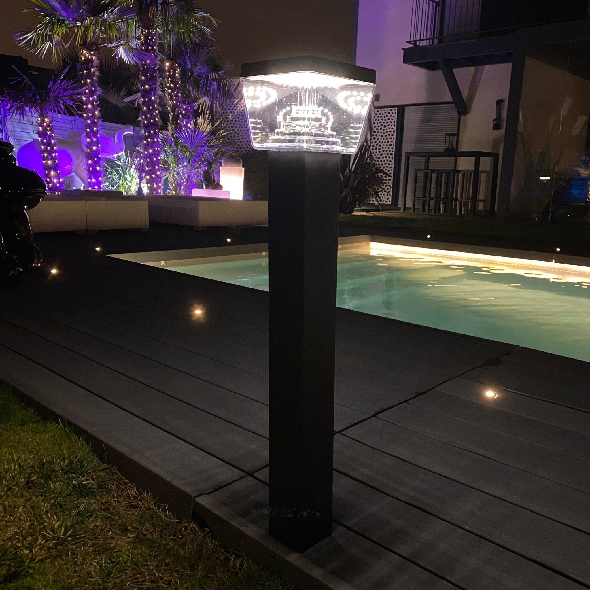 Lampada Solar Led LIBERTY - Detetor de movimento - 3 modos de iluminação - 75 a 600 lúmens - Lumihome-France.com
