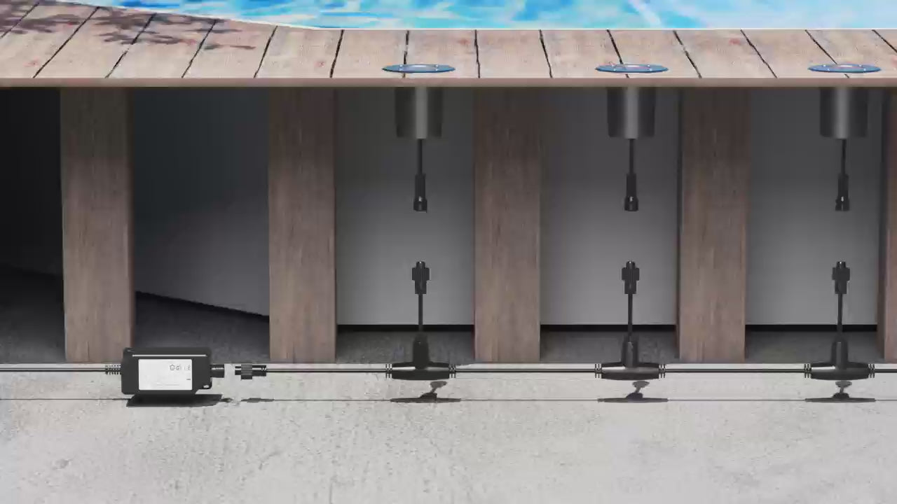 Piscine : raccordement Plug & Play 12 V
