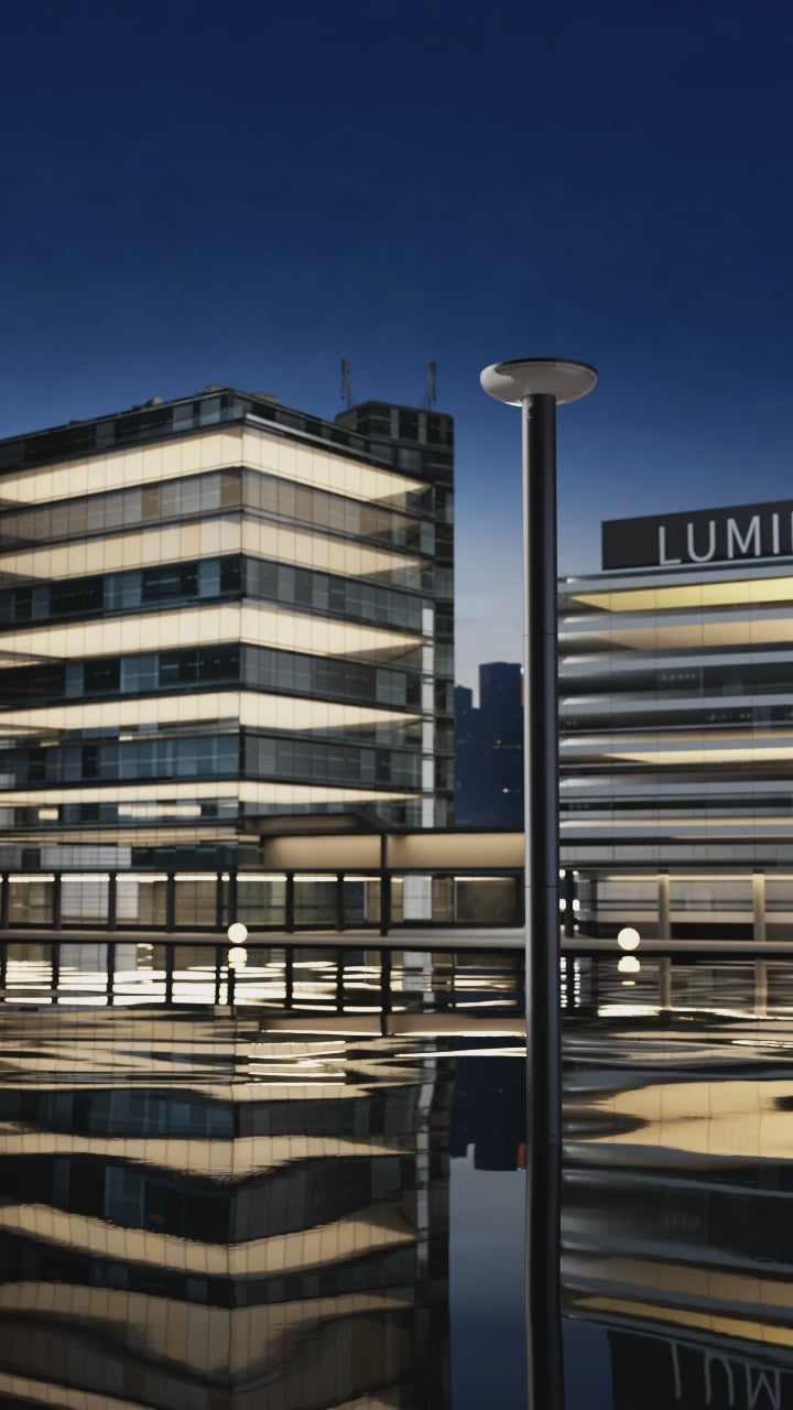 HALO+ : présentation du lampadaire solaire