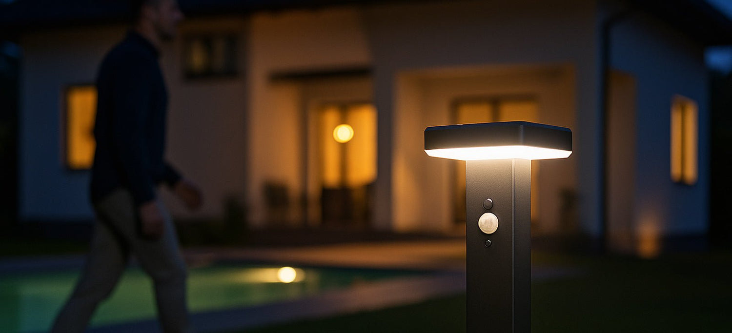 Les avantages d’une borne lumineuse extérieure avec détecteur (et pourquoi vous ne pourrez plus vous en passer) - Lumihome