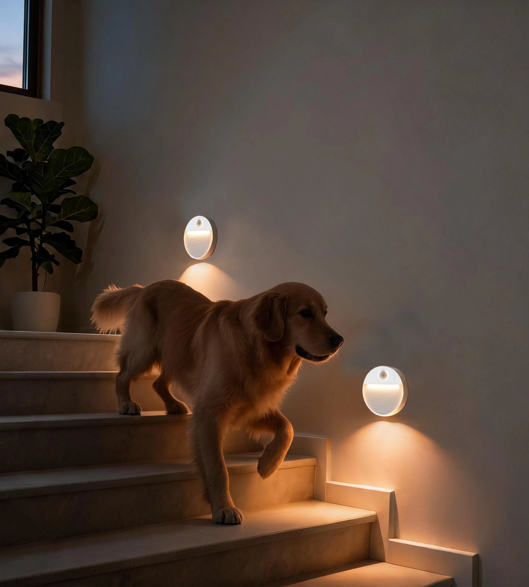 Pack x 2 Balises NEO LED Intérieures à Détection de Mouvement