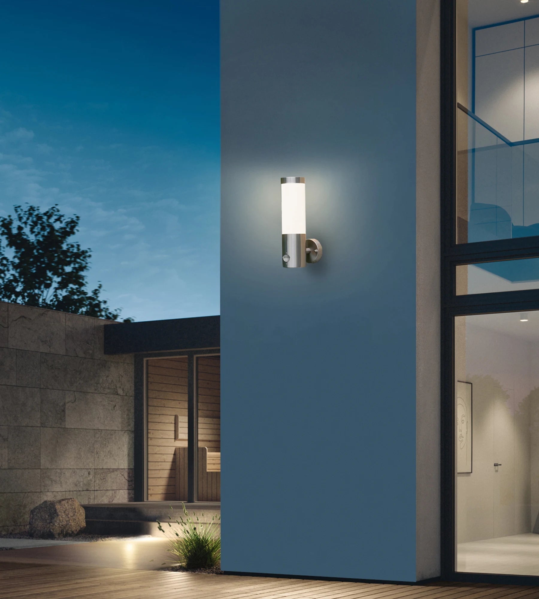 Applique extérieur ELYO - 230V - Ampoule E27 non incluse - Lumihome