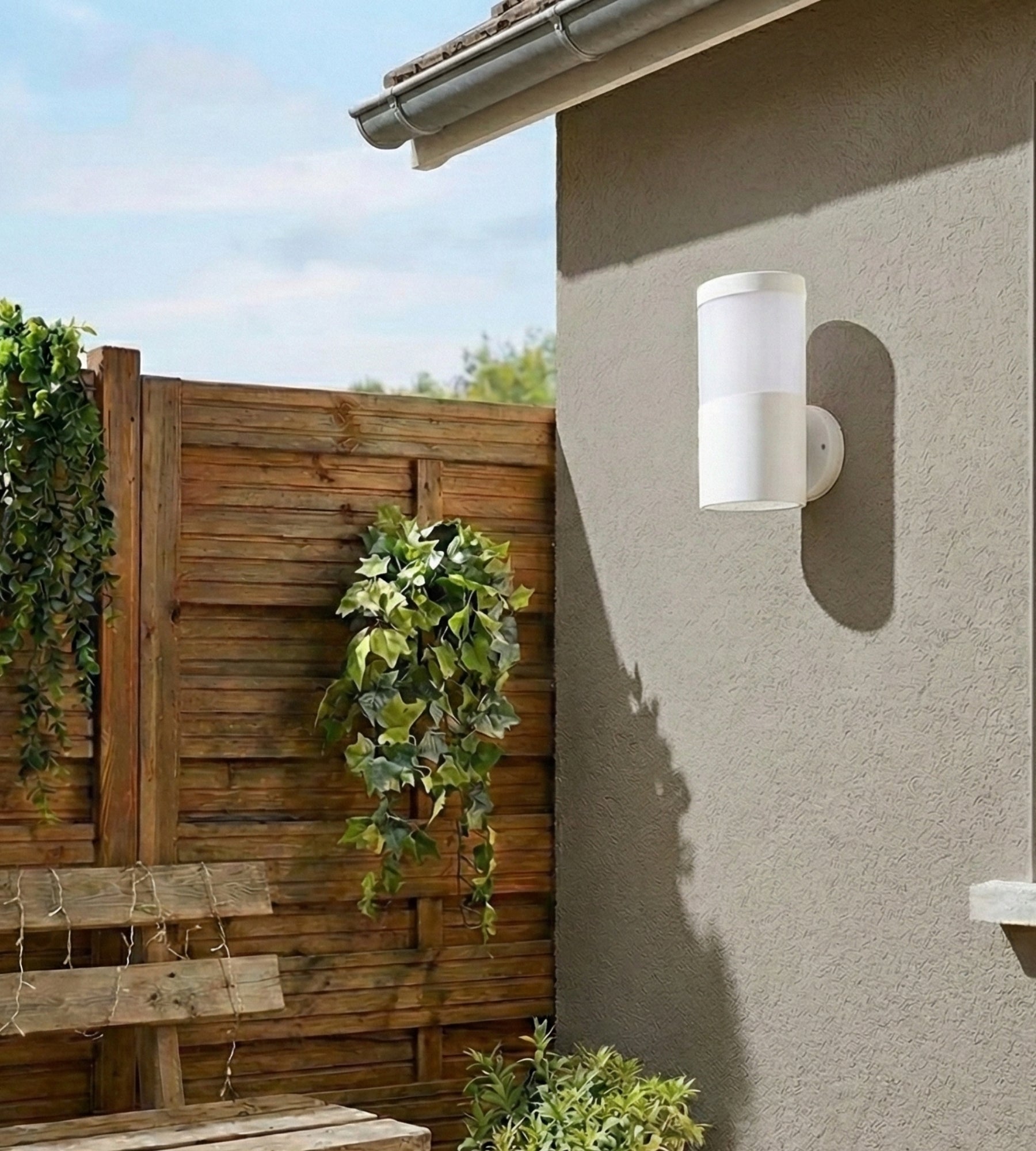 Applique extérieur Led blanche DALLAS - 230V - 1000 lumens - Lumihome