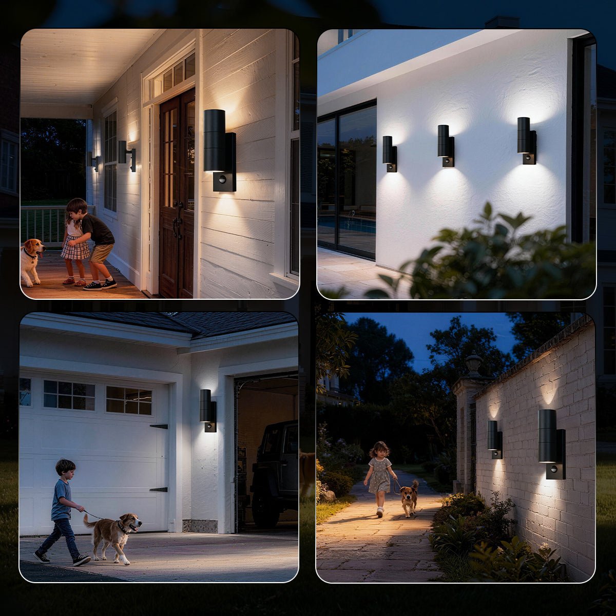 Applique extérieur NYXO - 230V - Ampoule GU10 non incluse - Lumihome