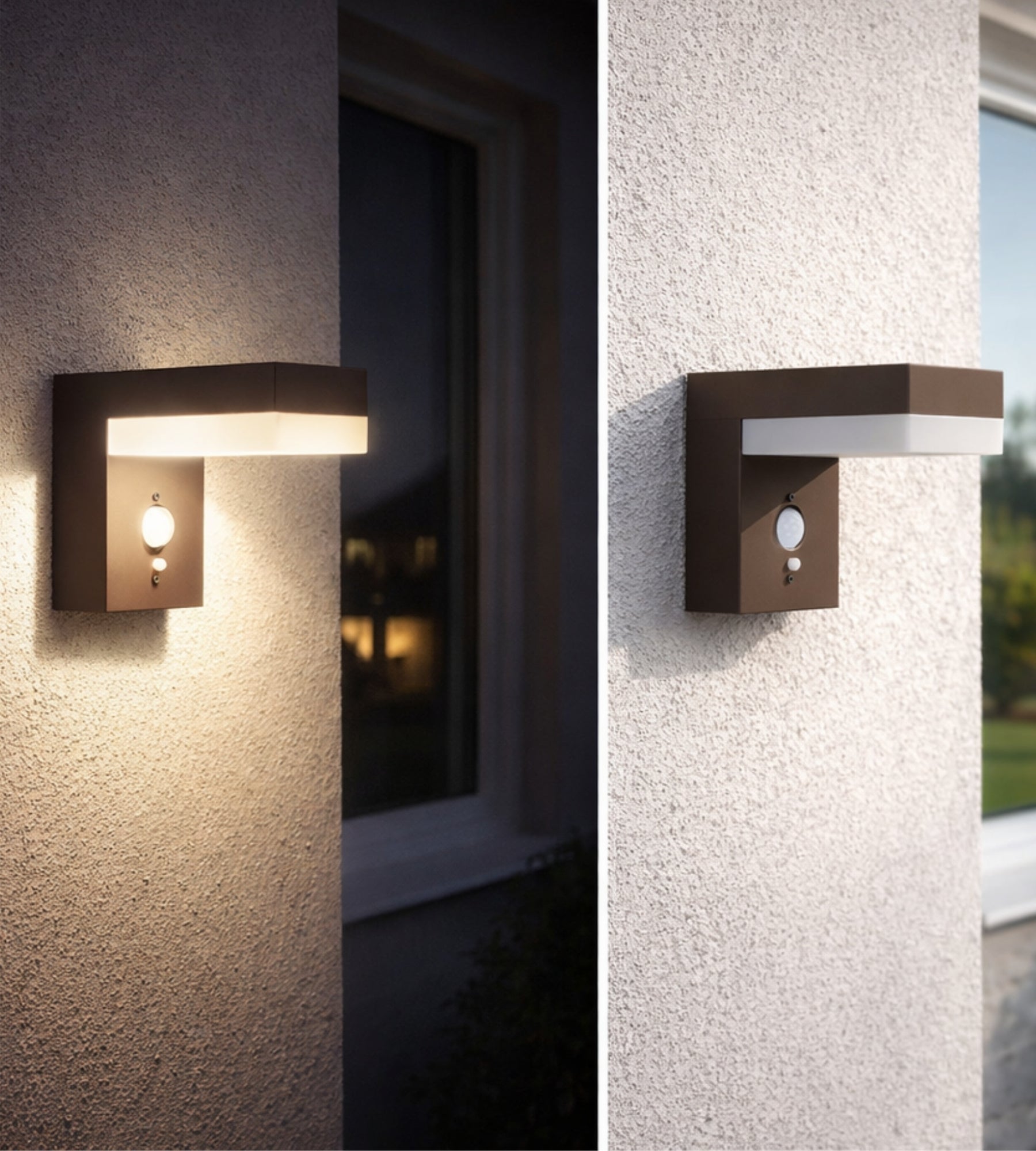 Applique Led extérieur solaire VENUS - Détecteur de mouvements - 3 modes d'éclairage 100 à 1000 lumens - Lumihome