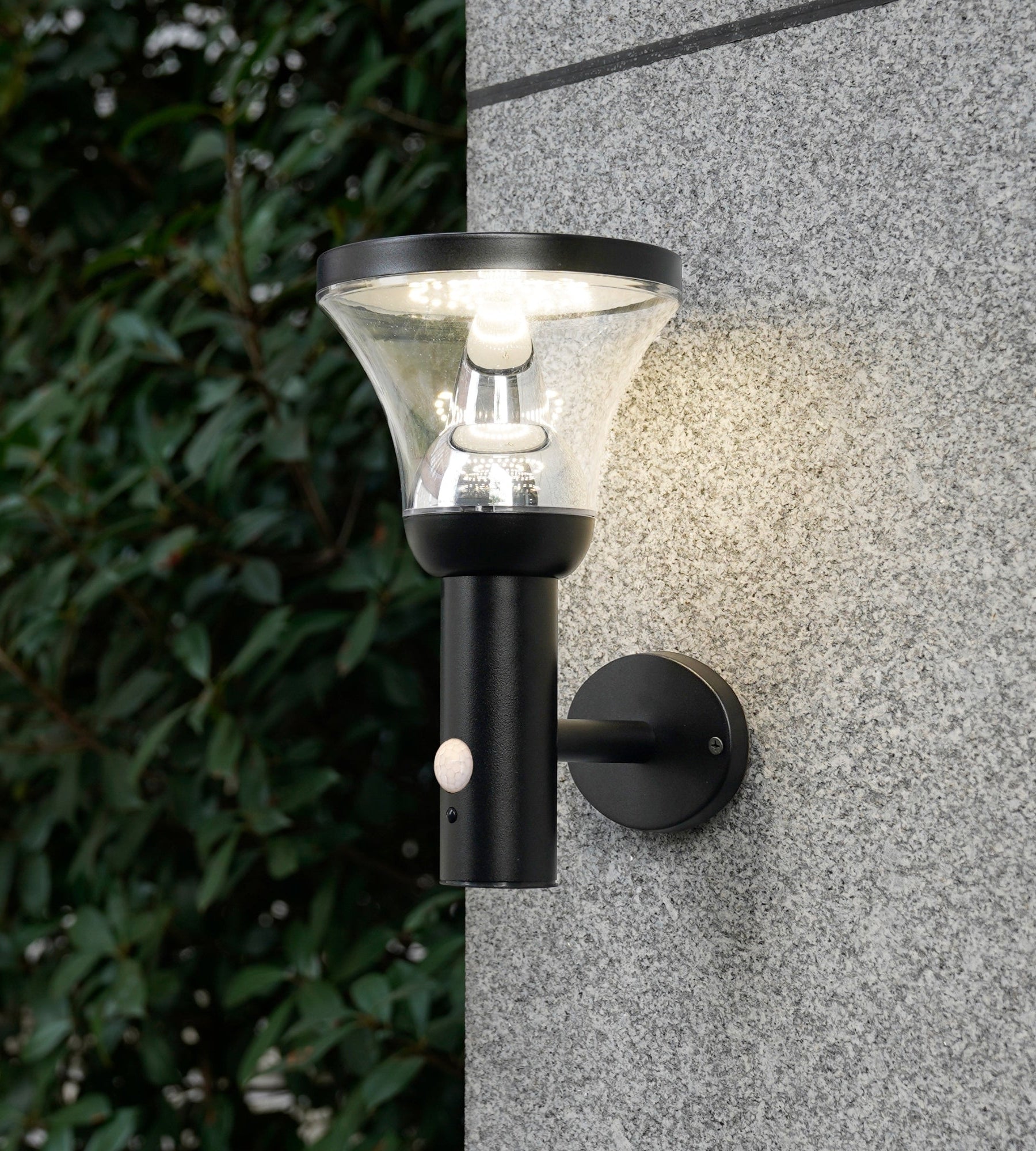 Lumière Solaire Murale Extérieure - 8 LED, Détecteur De Mouvement - IP54 étanche - Pour Jardin, Terrasse, Allée - Installation Facile - 13